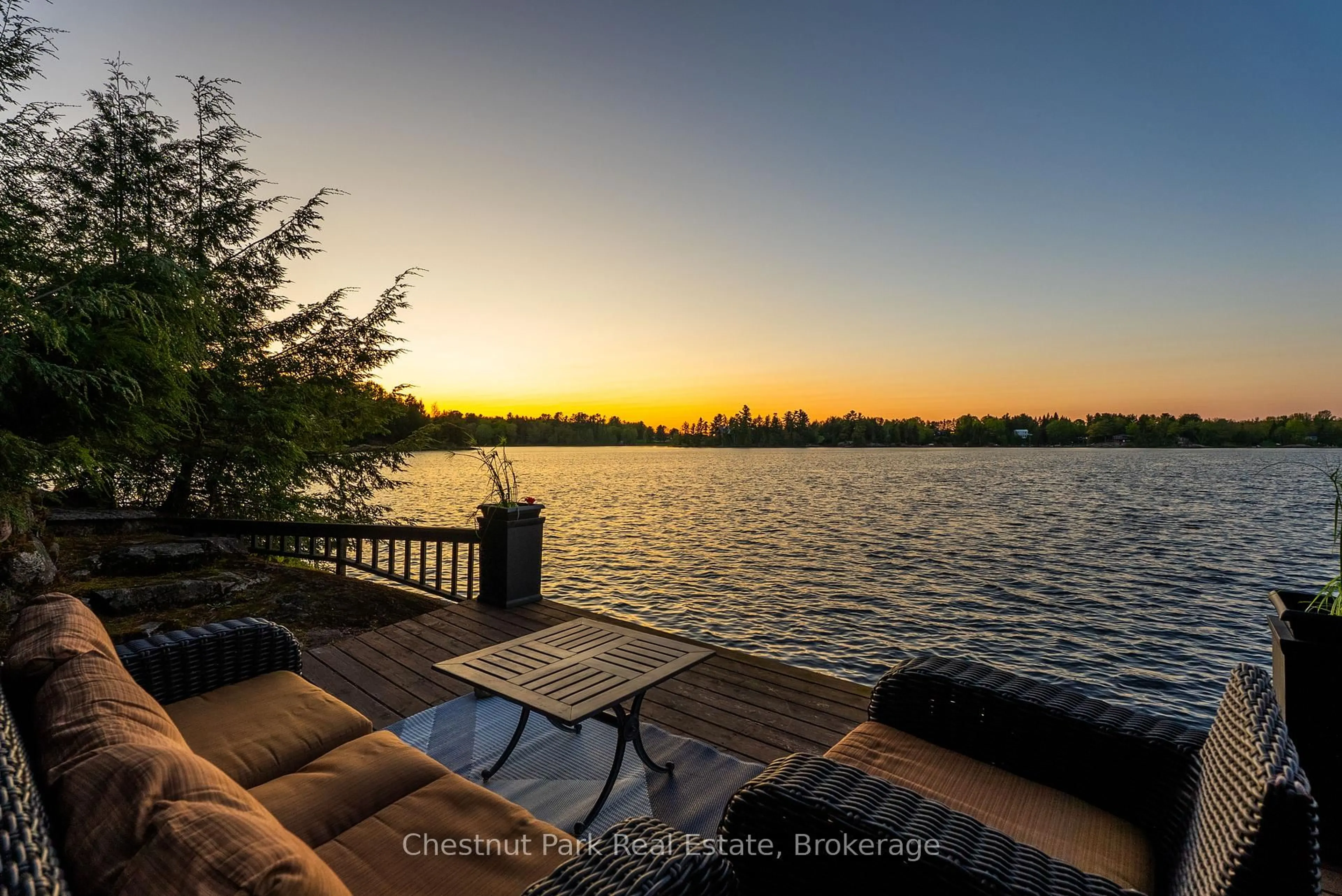 Patio, water/lake/river/ocean view for 12 Hilltop Lane, Seguin Ontario P0C 1J0