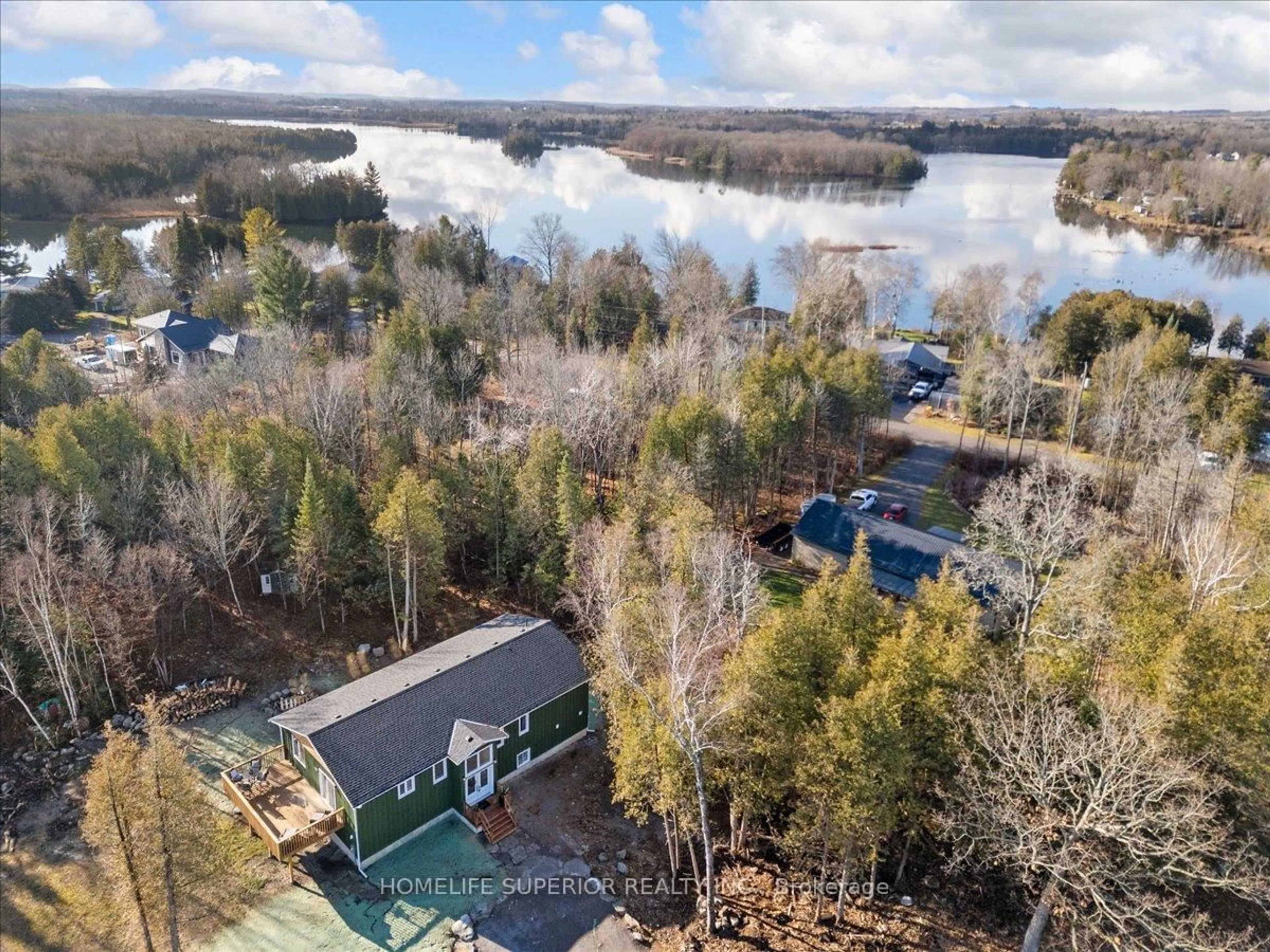 A pic from outside/outdoor area/front of a property/back of a property/a pic from drone, water/lake/river/ocean view for 48 Marigold Rd, Trent Hills Ontario K0L 1Z0