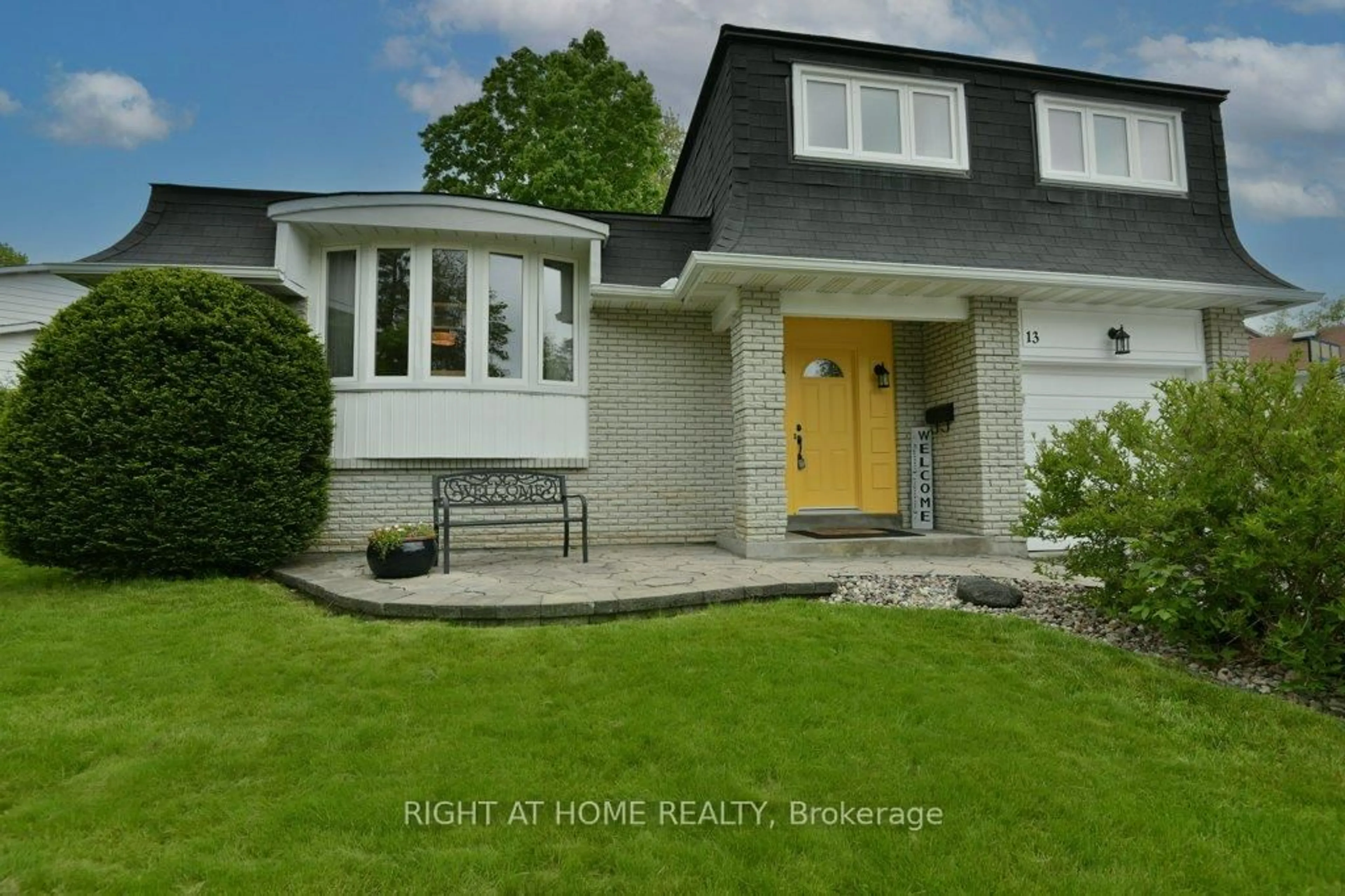 Home with vinyl exterior material, street for 13 Northpark Dr, Ottawa Ontario K1B 3R7