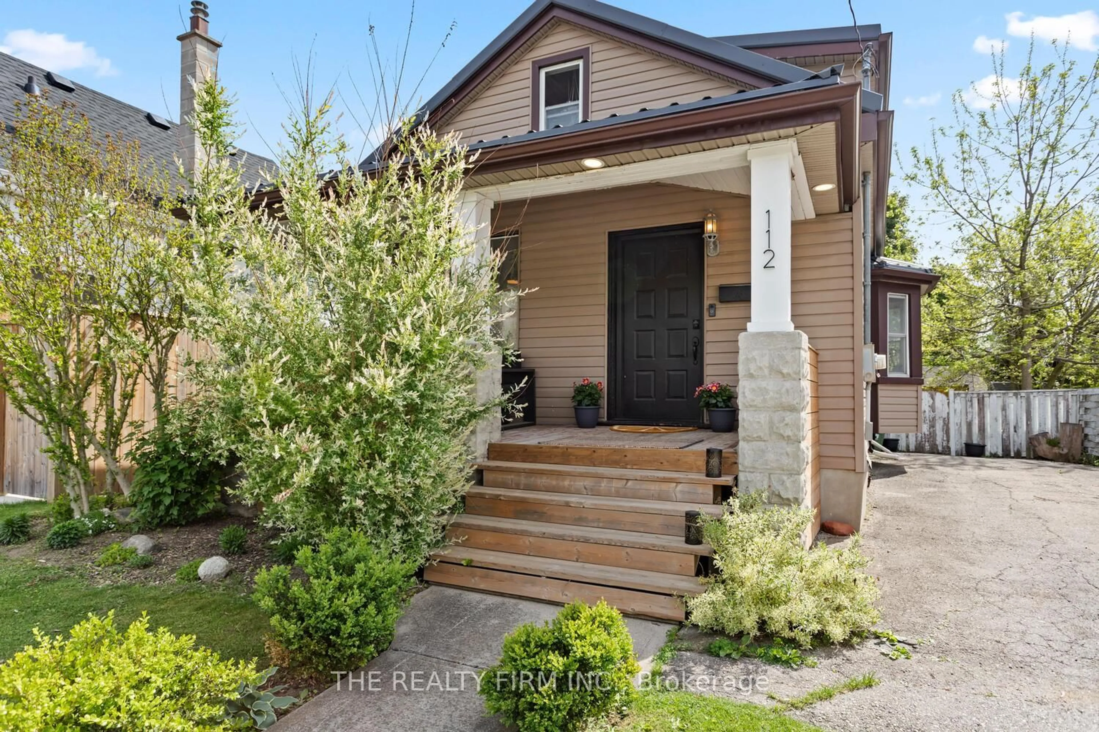 Home with brick exterior material, street for 112 Edward St, London South Ontario N6C 3H7
