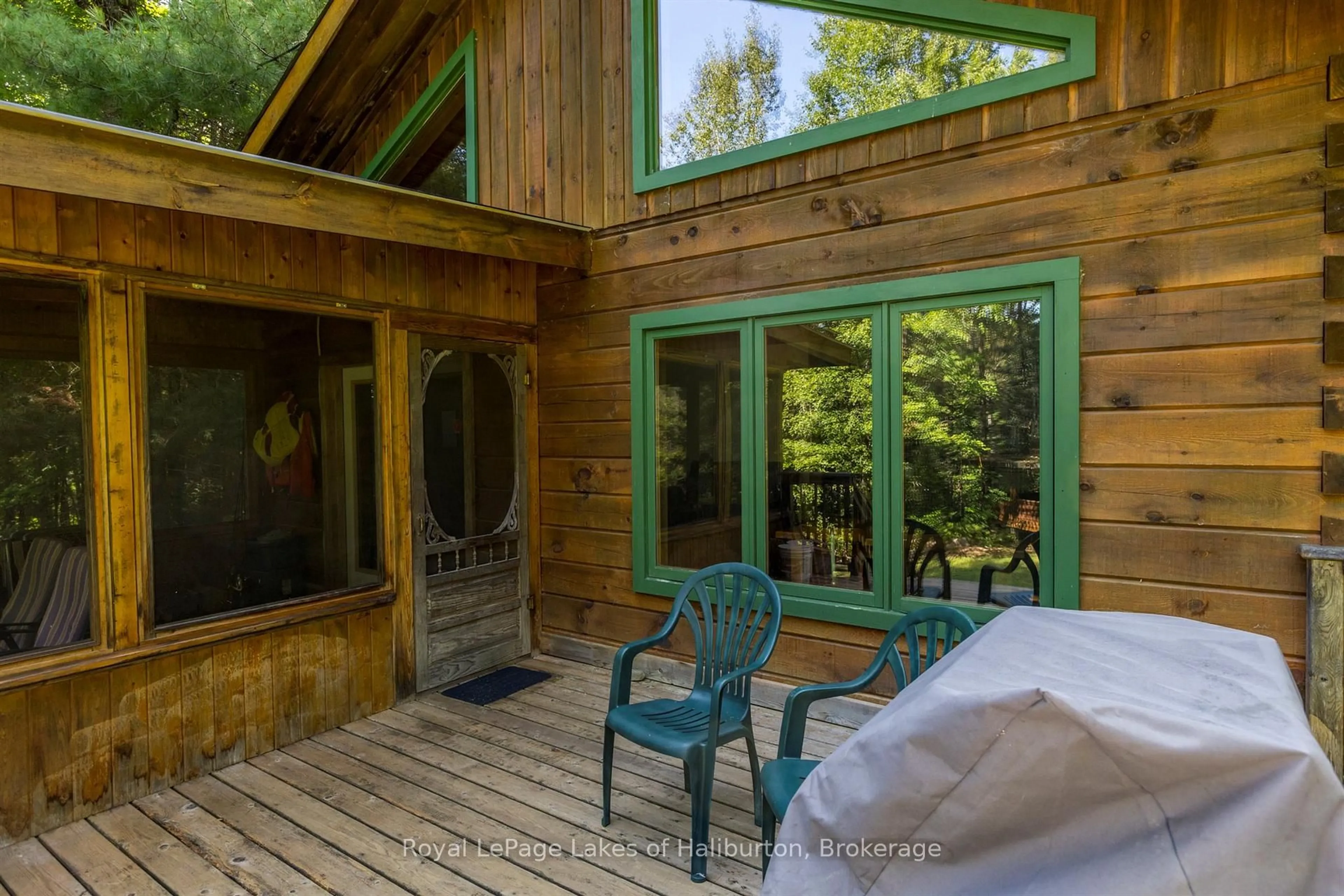Patio, forest/trees view for 1880 Boldts Lane, Minden Hills Ontario K0M 2A1