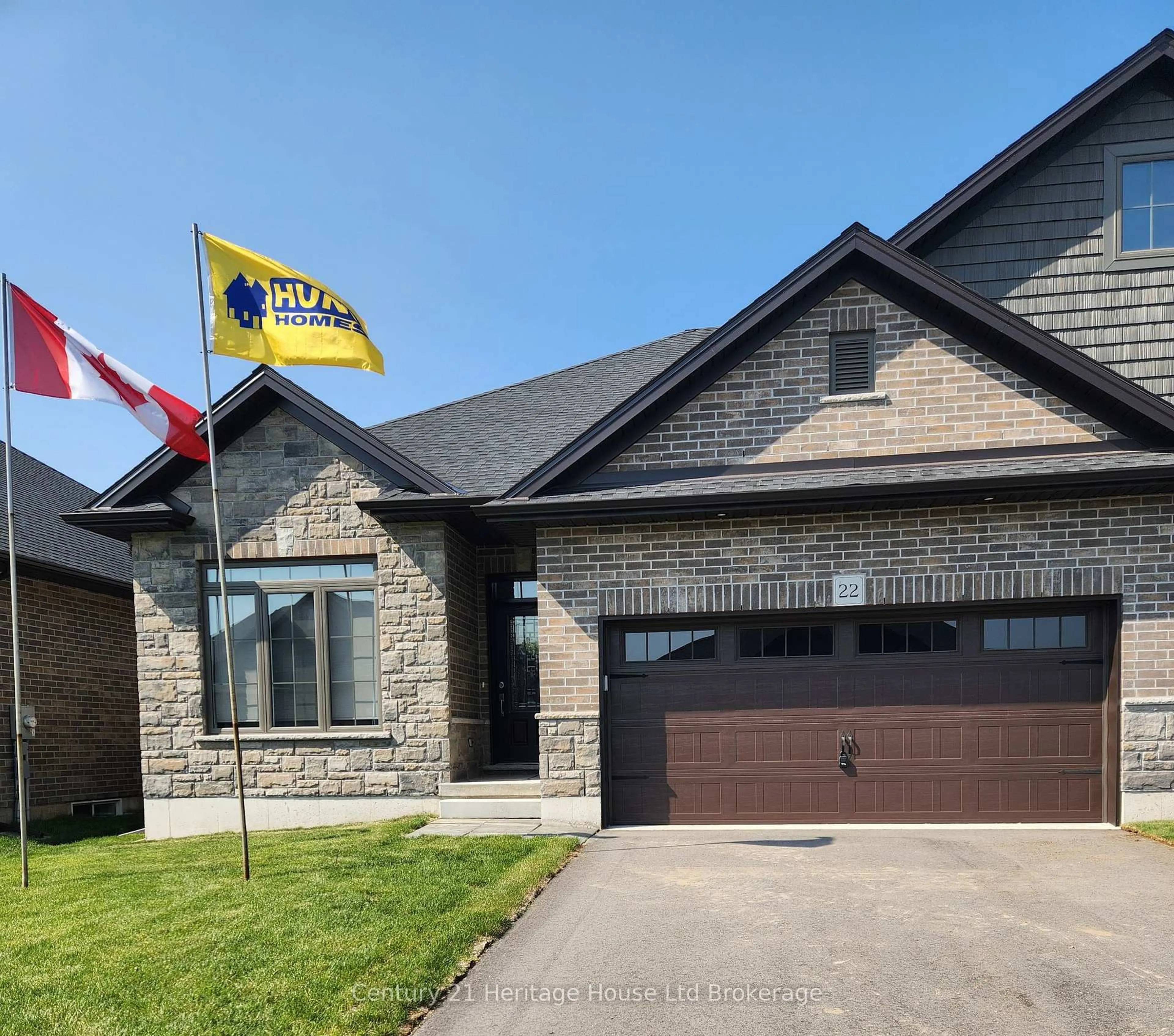 Home with brick exterior material, street for 22 Matheson Cres, East Zorra-Tavistock Ontario N0J 1M0