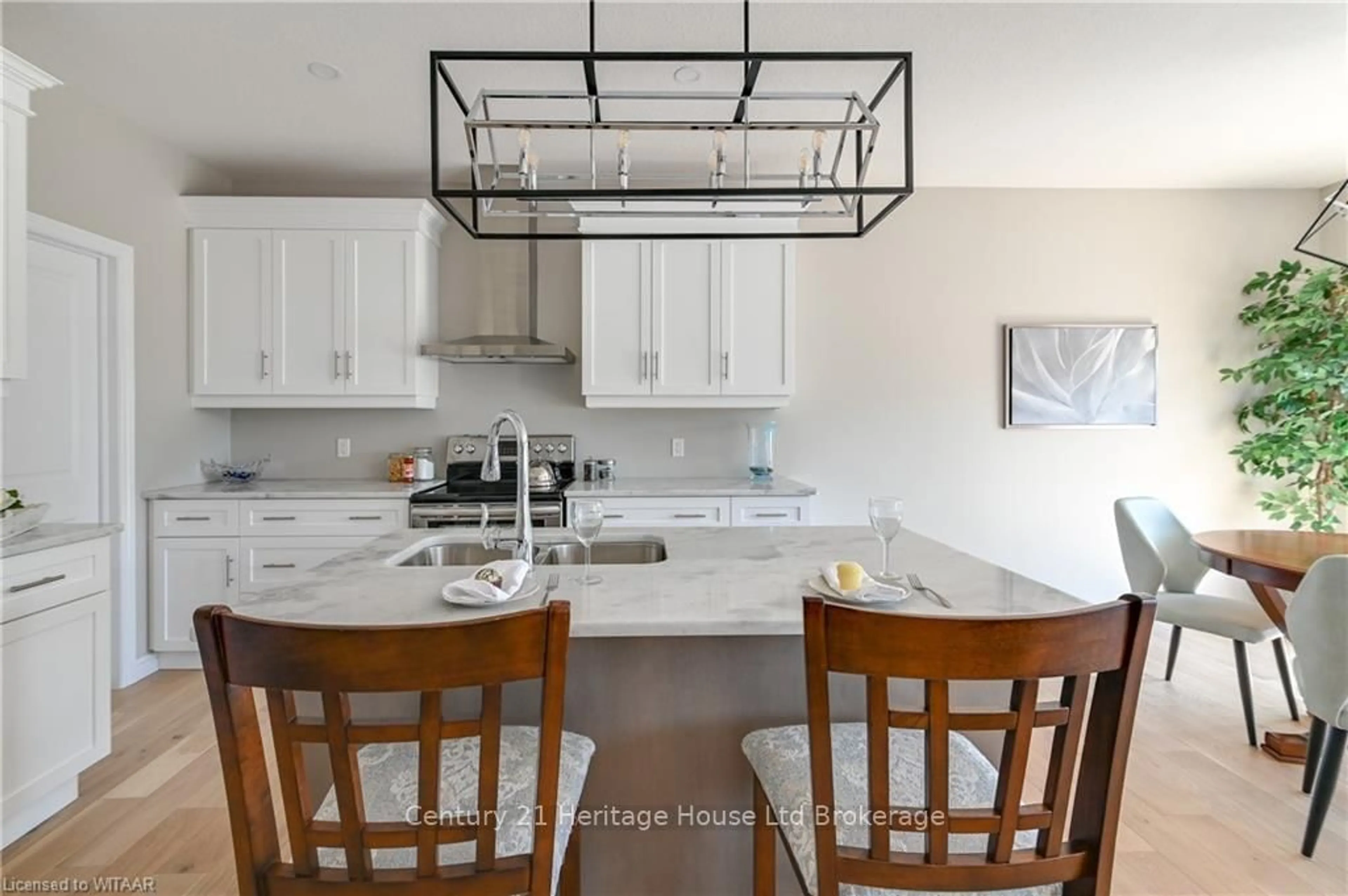 Open concept kitchen, ceramic/tile floor for 22 Matheson Cres, East Zorra-Tavistock Ontario N0J 1M0