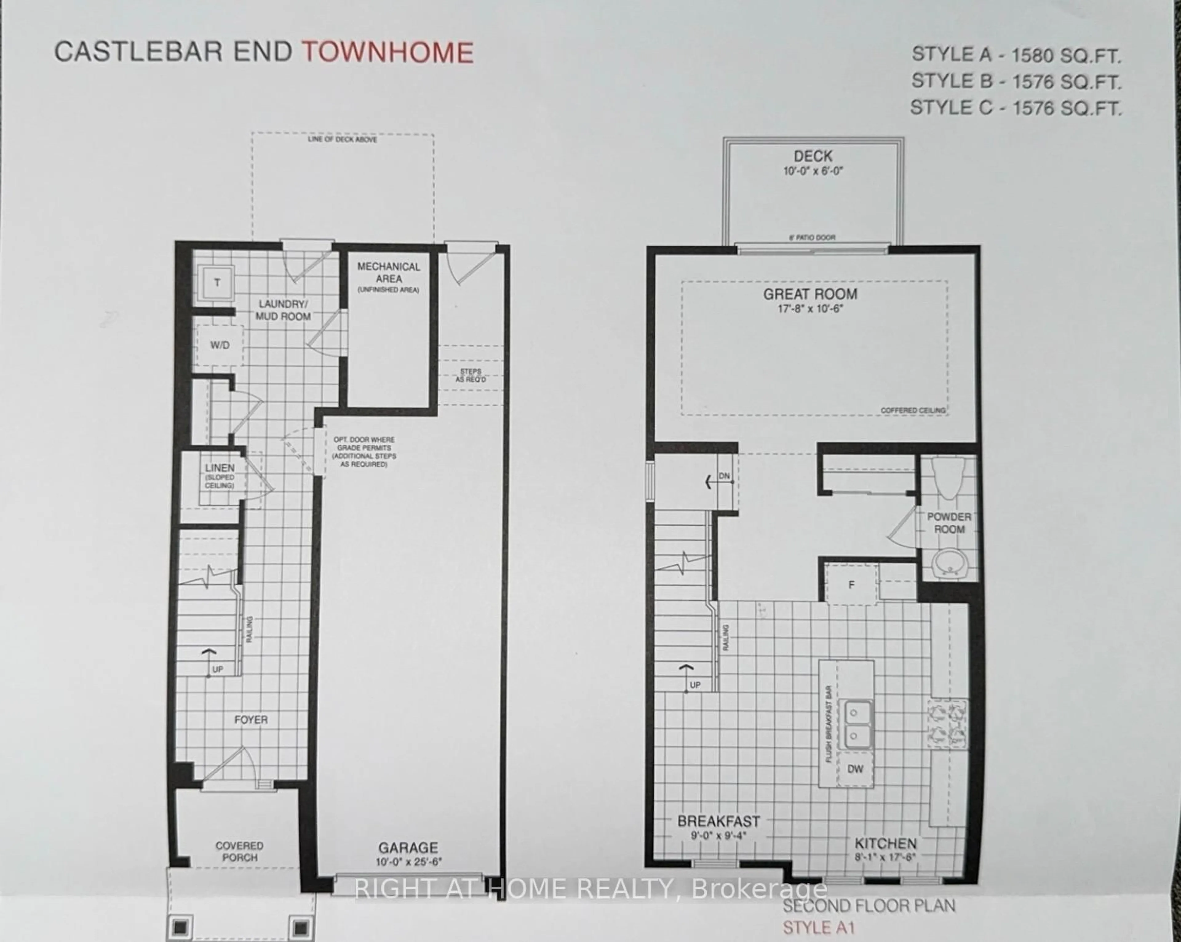 Floor plan for Lot 5 Greig St, Brantford Ontario N3T 5L5