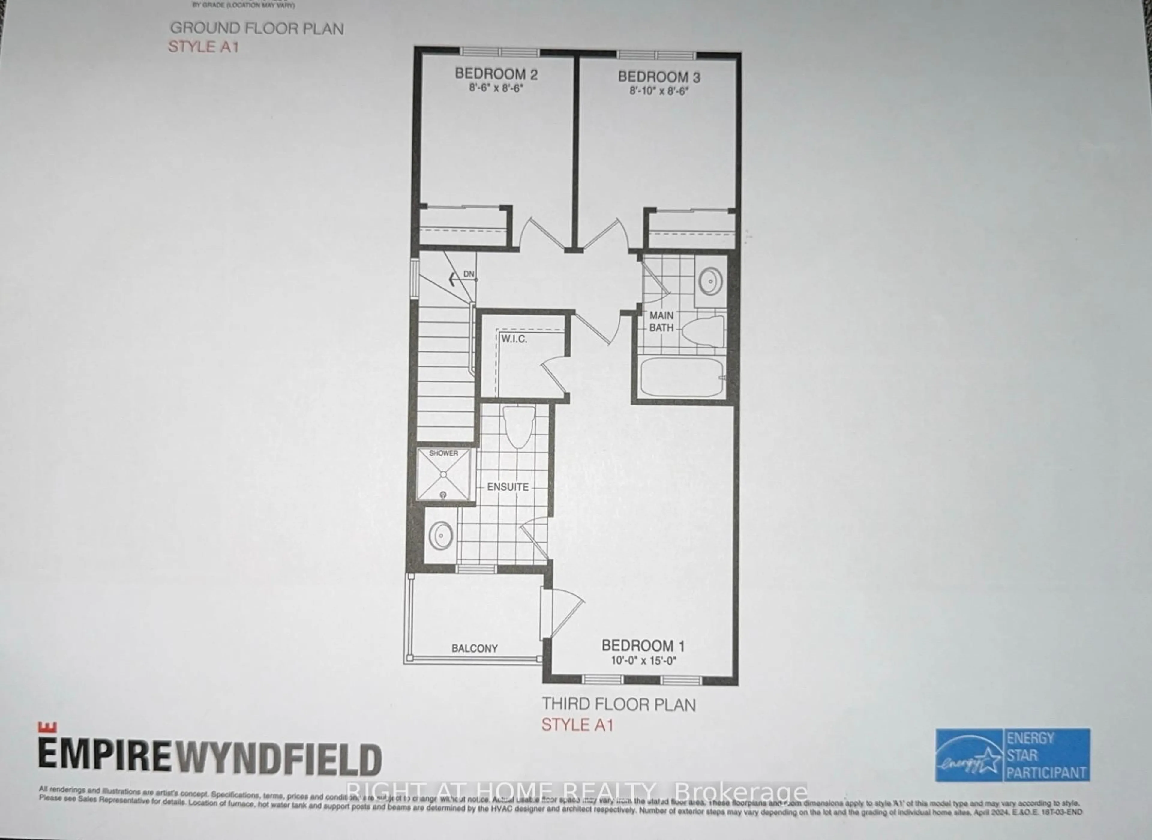 Floor plan for Lot 5 Greig St, Brantford Ontario N3T 5L5