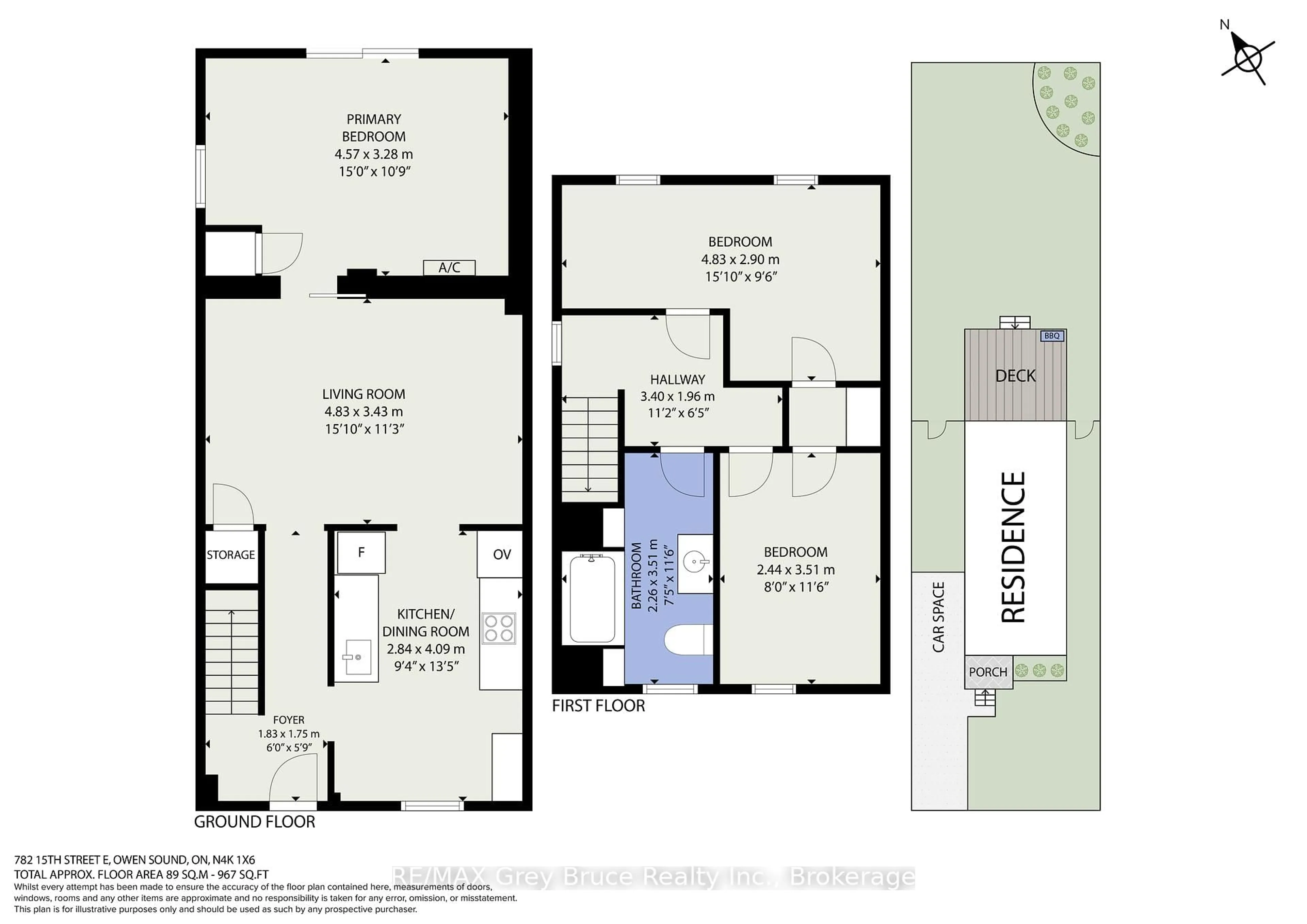 Floor plan for 782 15th St, Owen Sound Ontario N4K 1X6