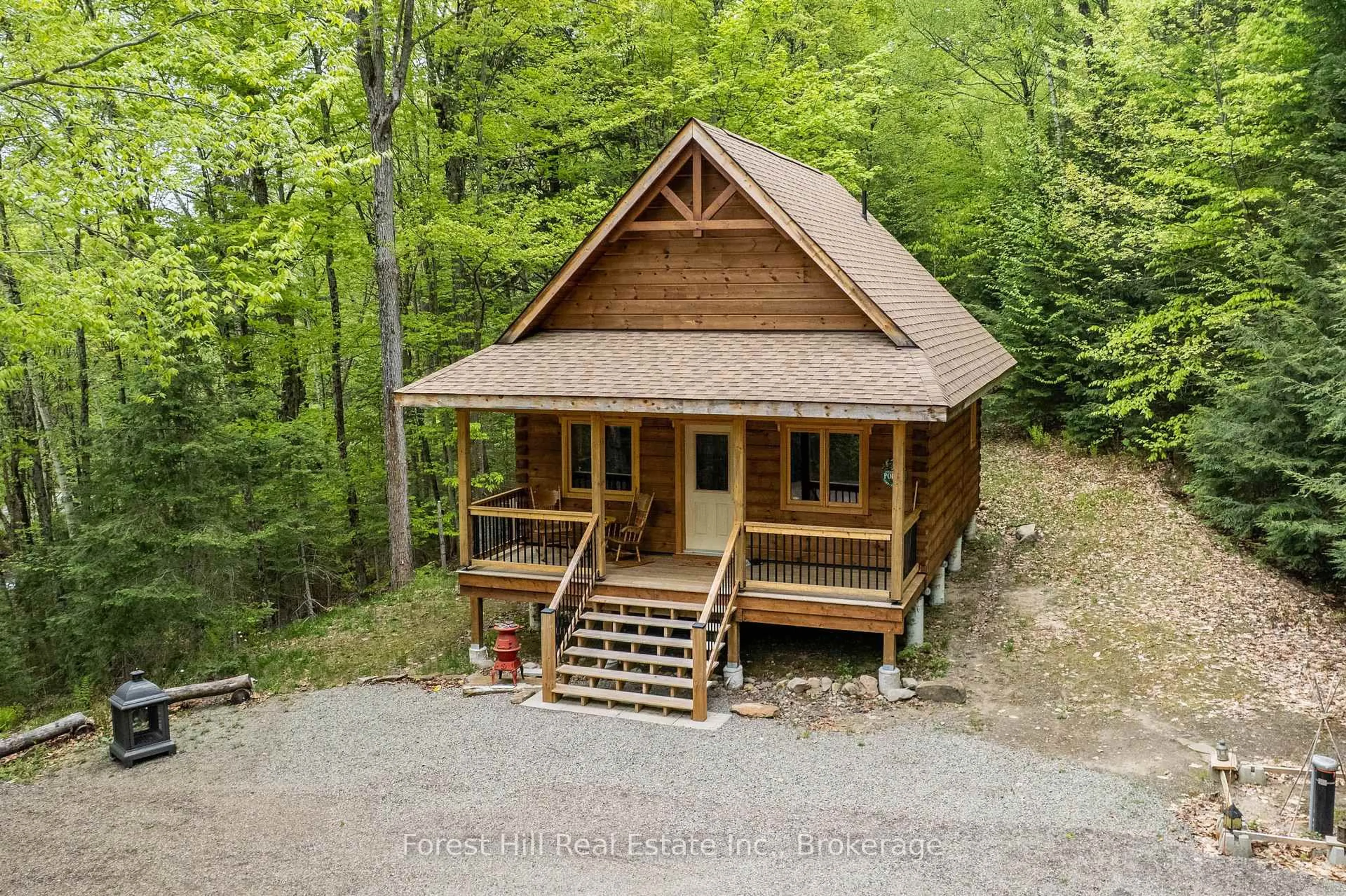 A pic from outside/outdoor area/front of a property/back of a property/a pic from drone, building for 1175 Paint Lake Rd, Lake of Bays Ontario P0A 1E0