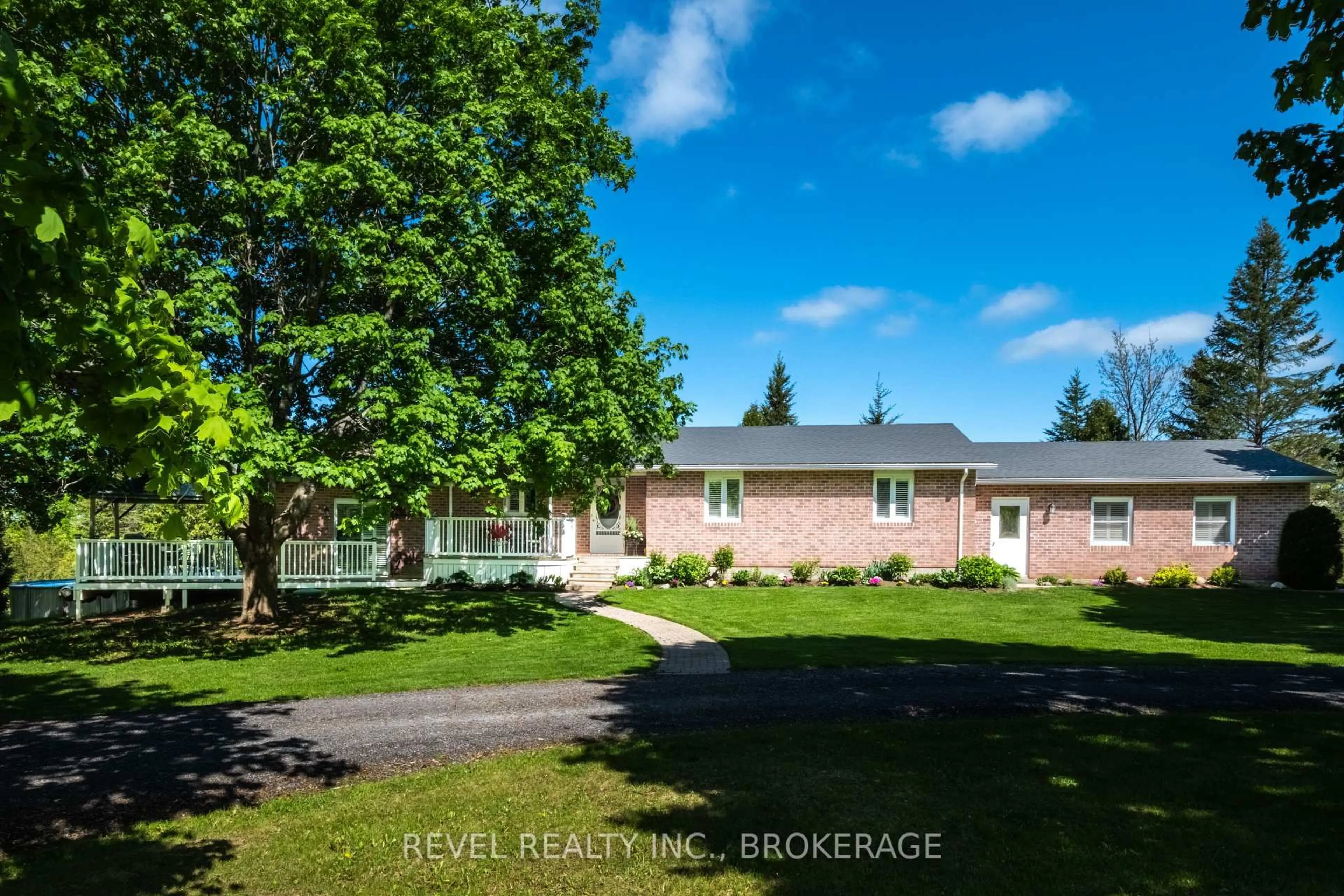 A pic from outside/outdoor area/front of a property/back of a property/a pic from drone, street for 531 Buttermilk Falls Rd, Greater Napanee Ontario K0K 2W0