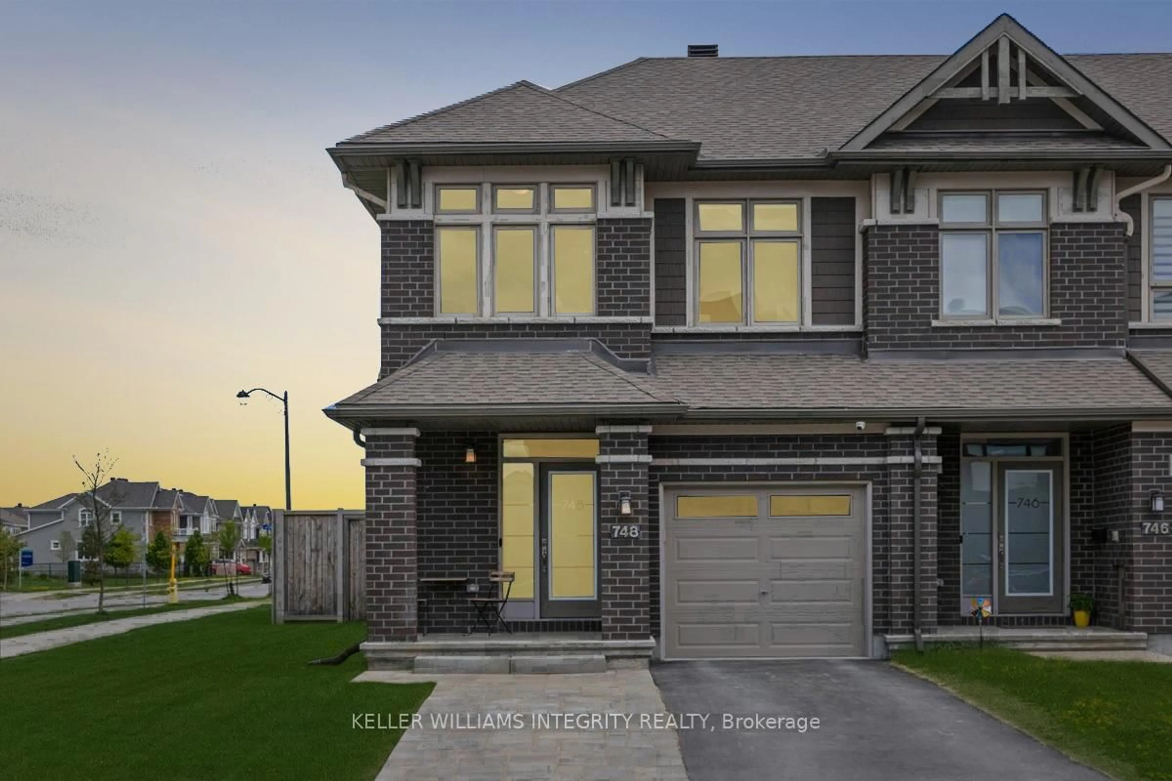Home with brick exterior material, street for 748 Twist Way, Ottawa Ontario K2V 0M9
