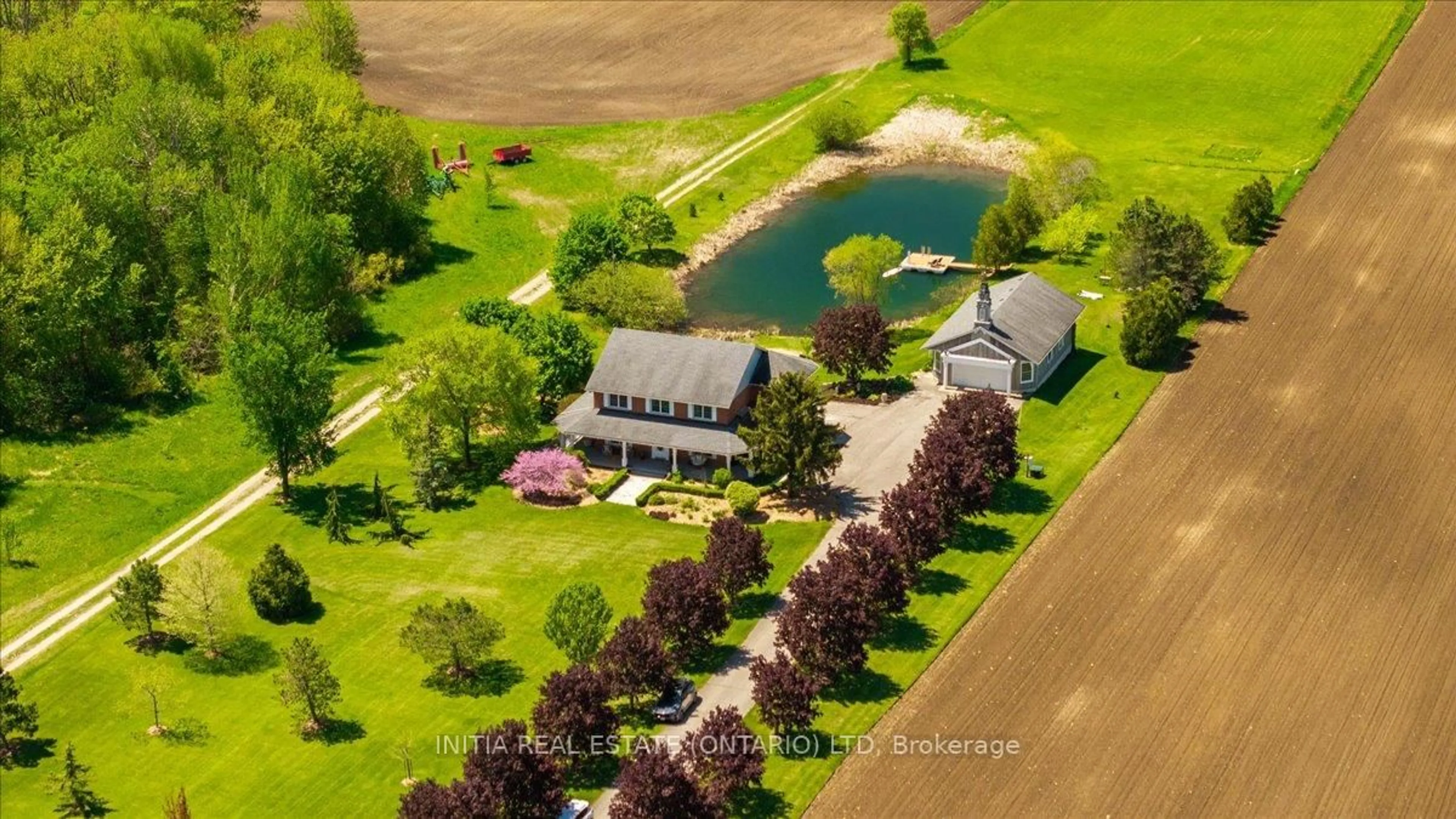A pic from outside/outdoor area/front of a property/back of a property/a pic from drone, water/lake/river/ocean view for 77687 London Rd, Bluewater Ontario N0M 1L0