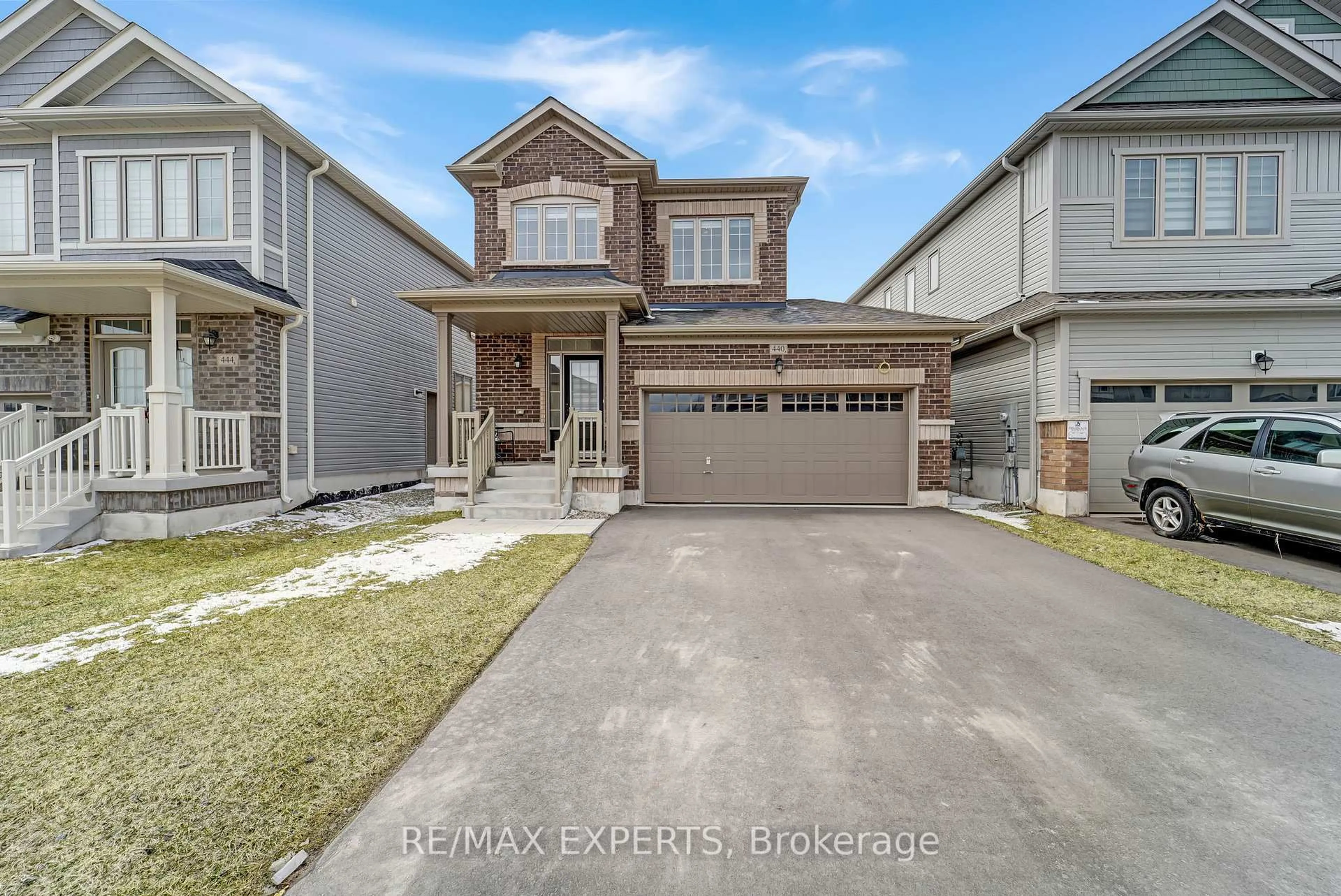 Home with brick exterior material, street for 440 Black Cherry Cres, Shelburne Ontario L9V 3Y7