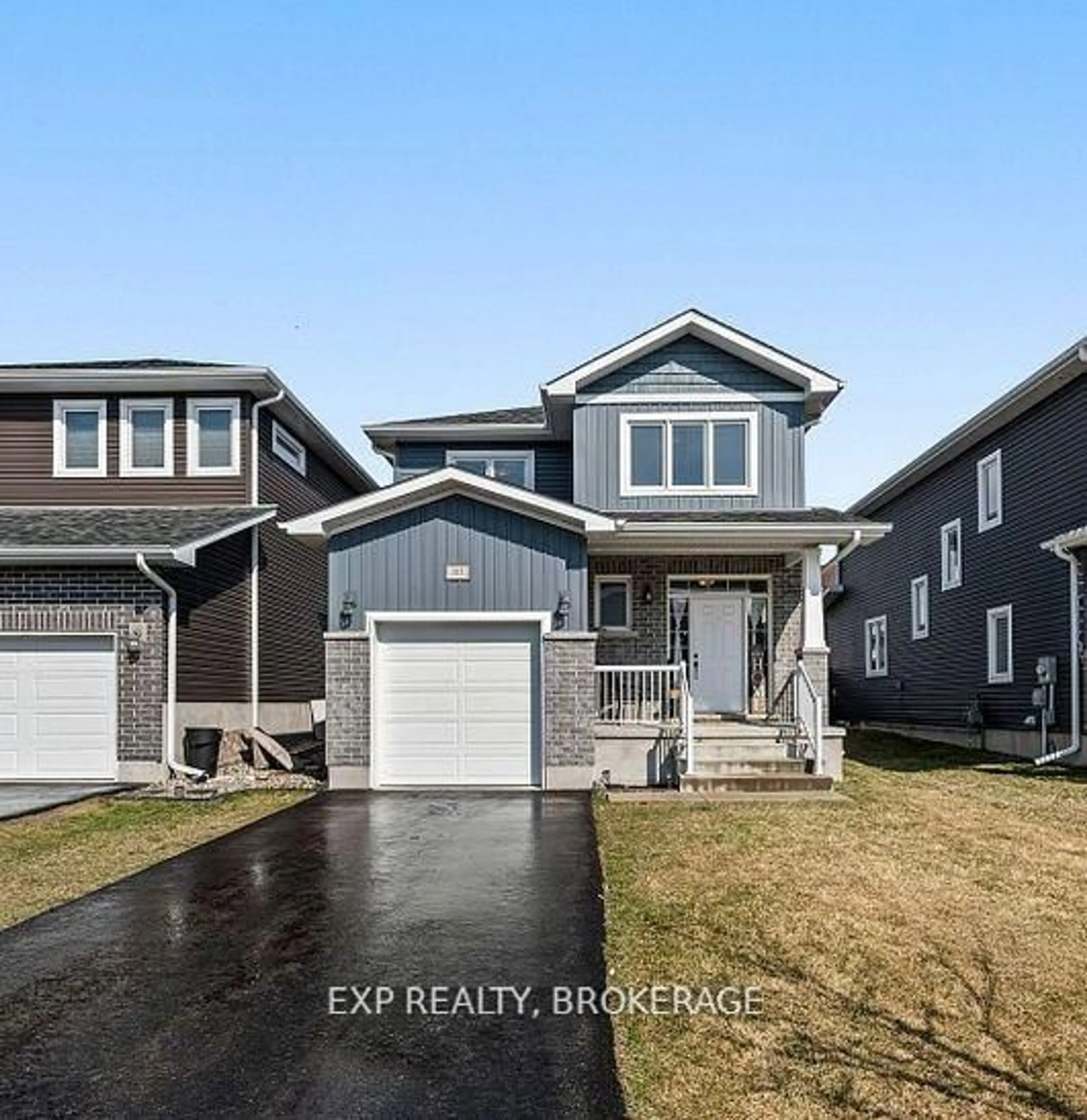 Home with vinyl exterior material, street for 107 Hazlett St, Loyalist Ontario K7N 0C1