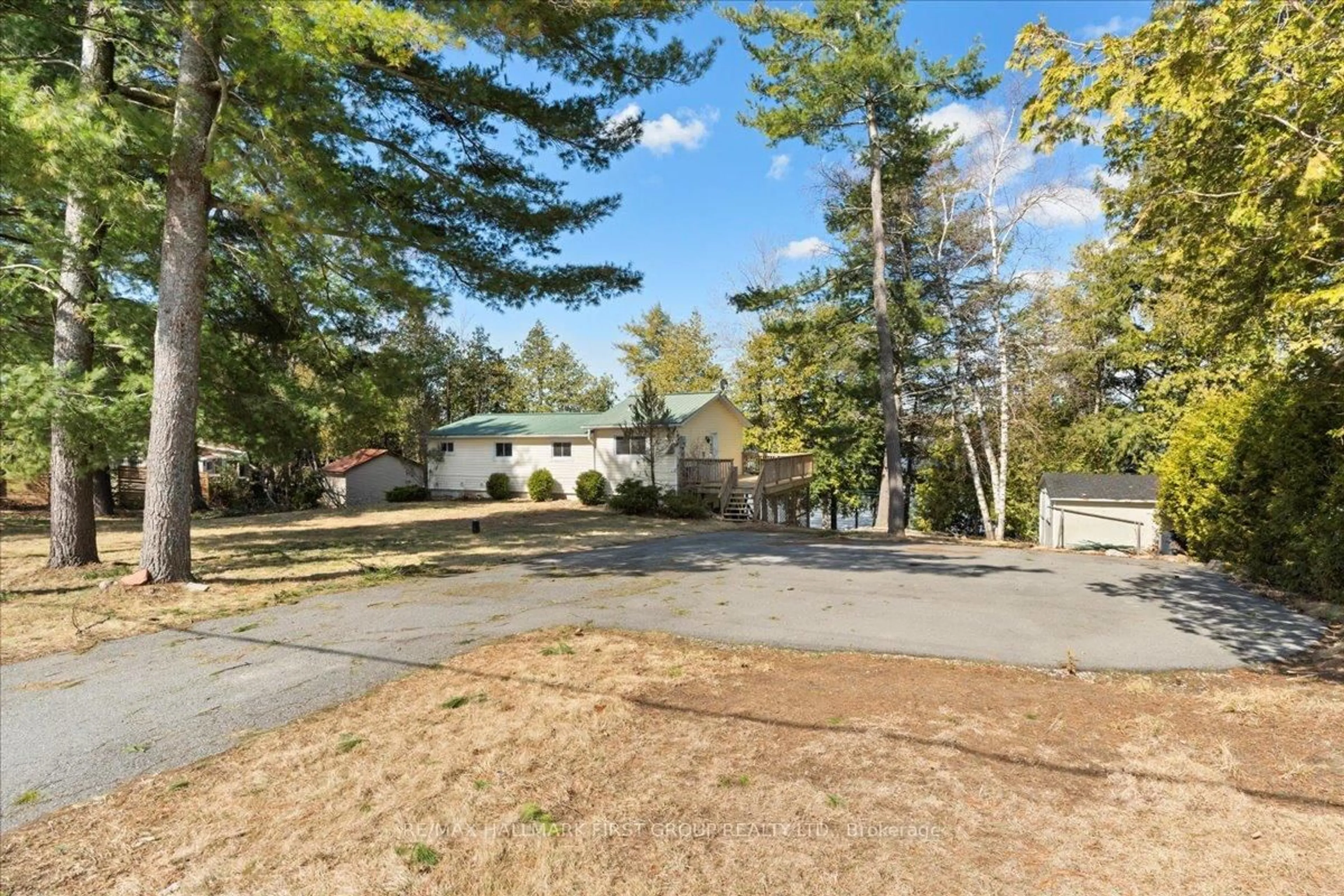 A pic from outside/outdoor area/front of a property/back of a property/a pic from drone, street for 139 Neville Pt Rd, Stone Mills Ontario K0K 2A0