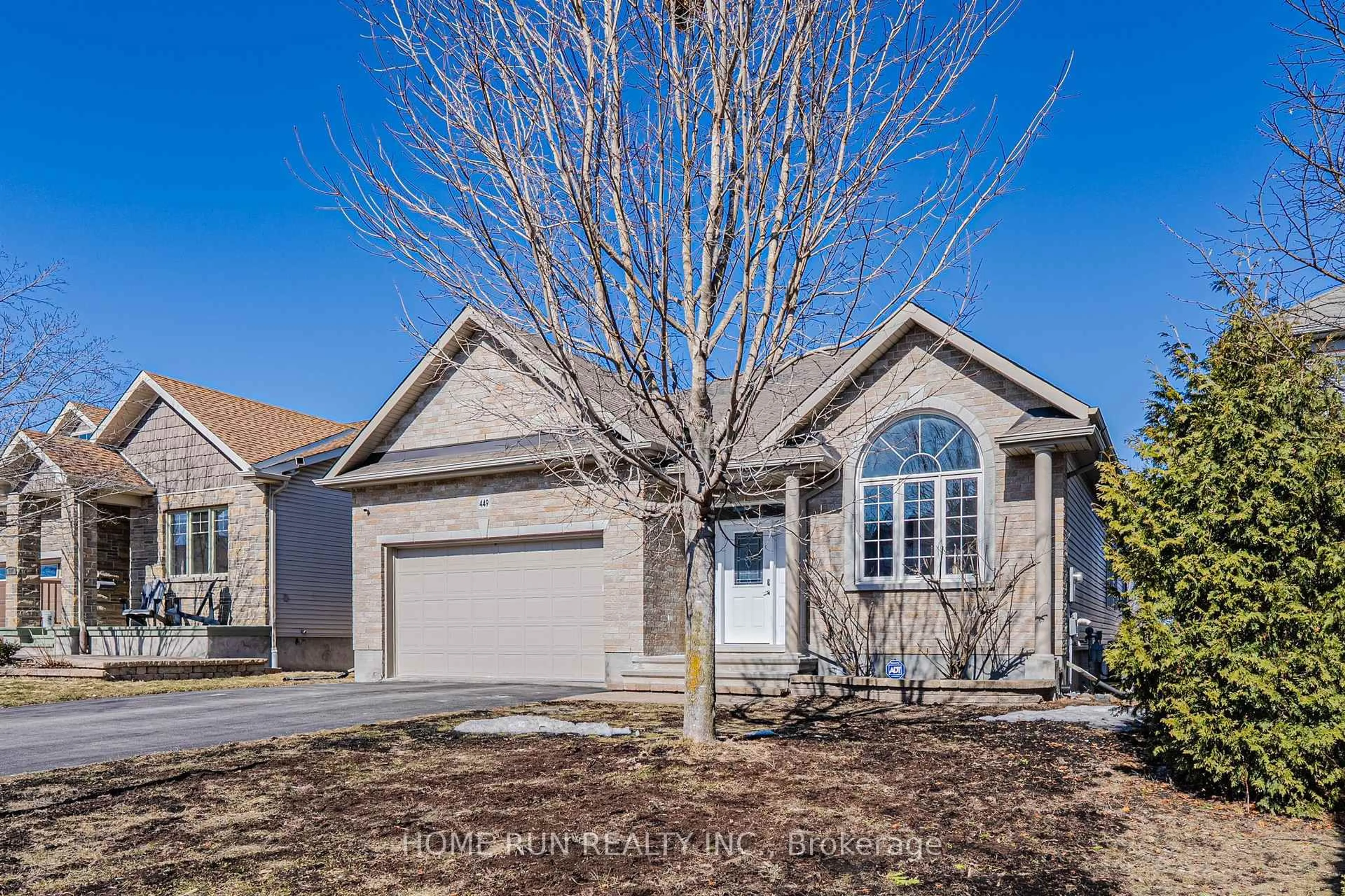 Home with vinyl exterior material, street for 449 Landswood Way, Ottawa Ontario K2S 0A4
