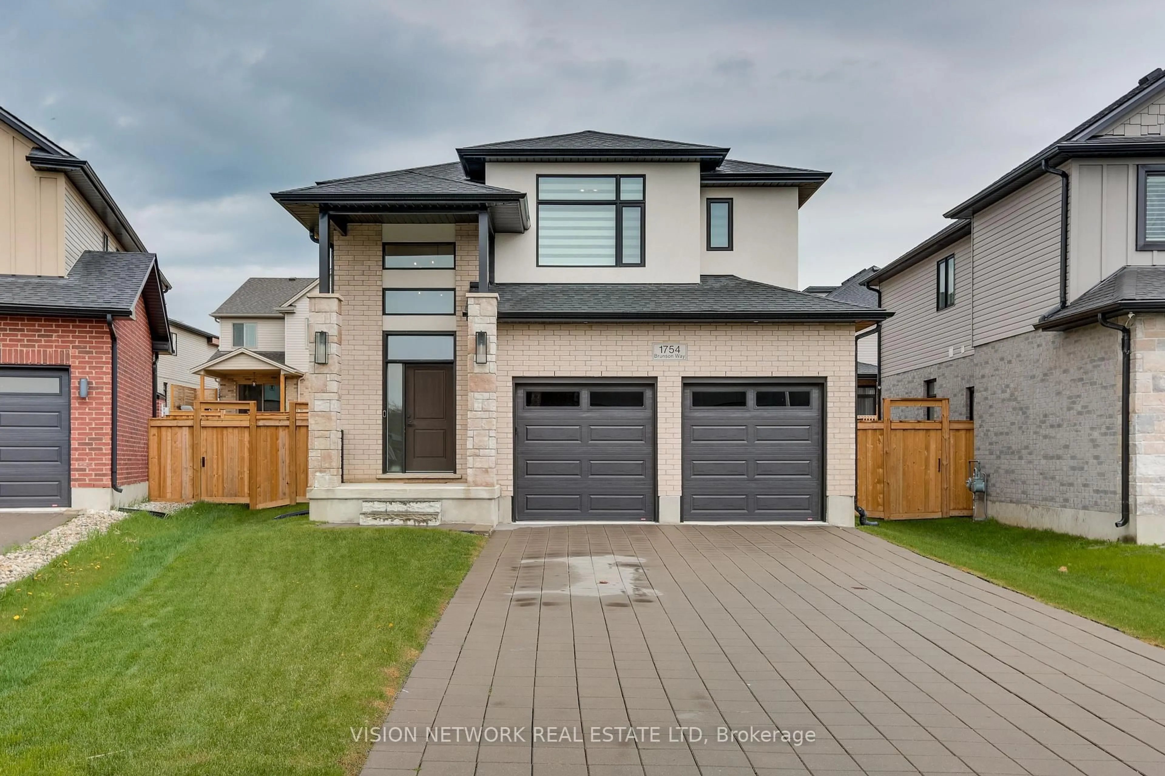 Home with brick exterior material, street for 1754 Brunson Way, London South Ontario N6K 0H1
