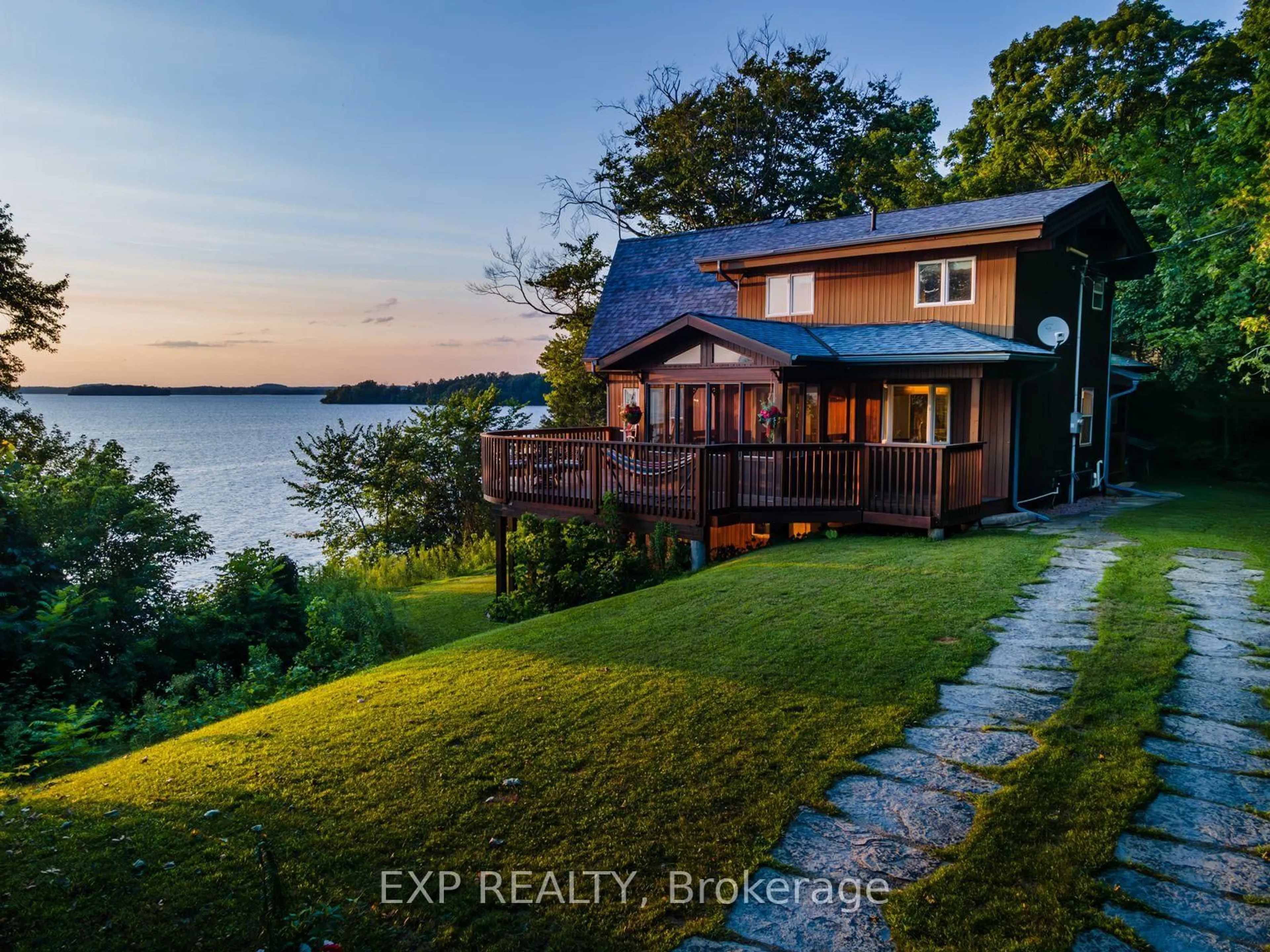 A pic from outside/outdoor area/front of a property/back of a property/a pic from drone, water/lake/river/ocean view for 7214 County Rd 18 #7, Alnwick/Haldimand Ontario K0K 2X0
