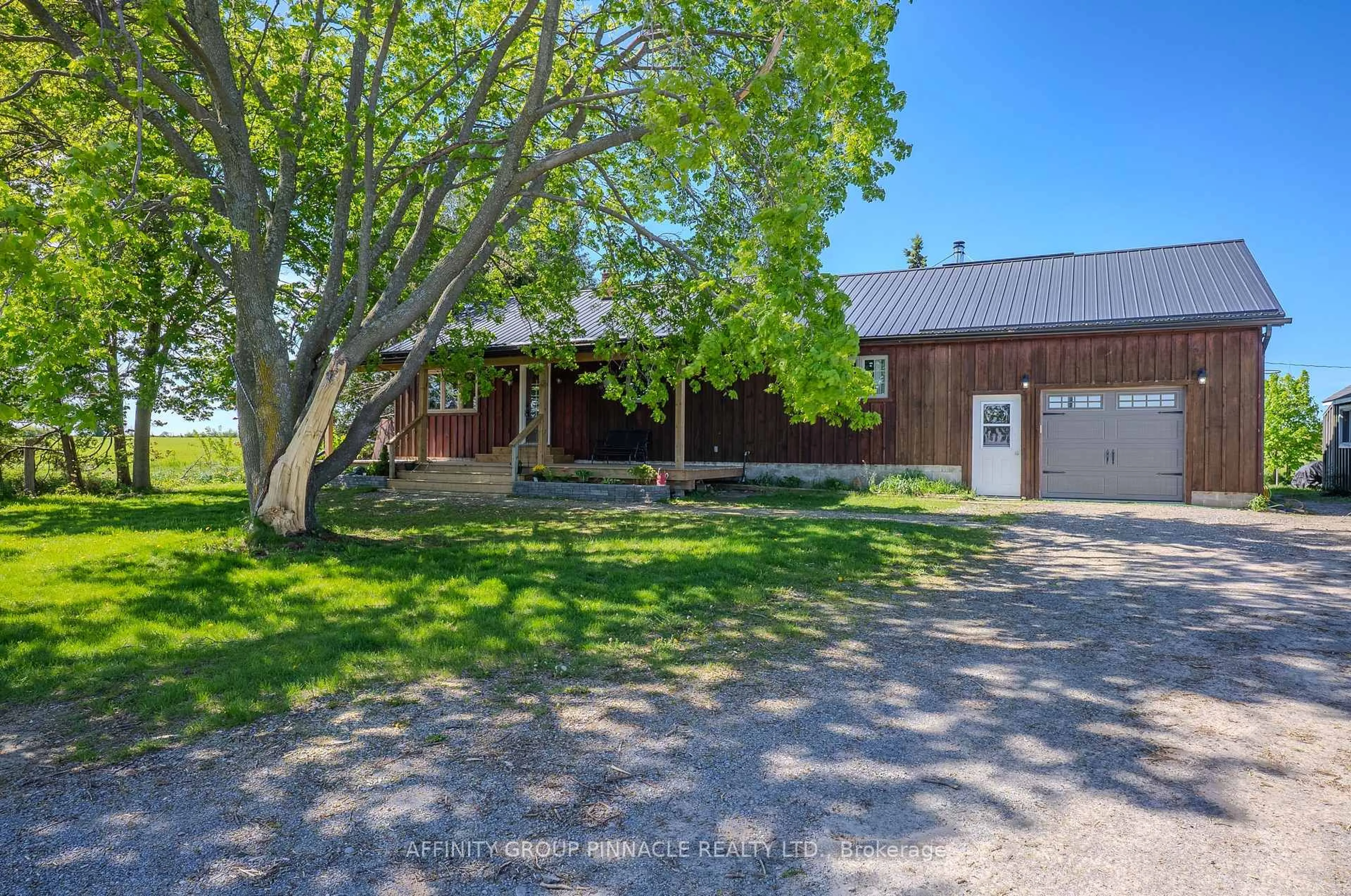 A pic from outside/outdoor area/front of a property/back of a property/a pic from drone, street for 1489 County Road 36, Kawartha Lakes Ontario K0M 1L0