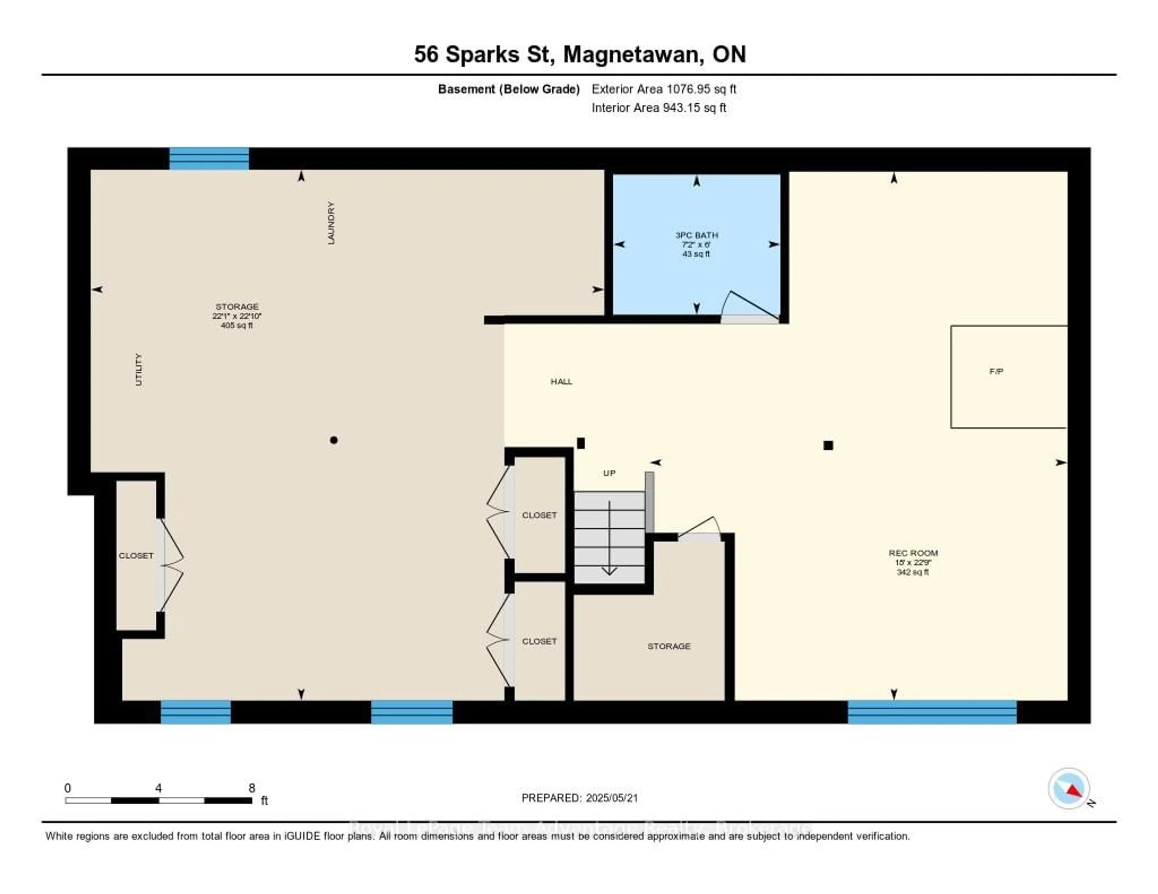 Floor plan for 56 South Sparks St, Magnetawan Ontario P0A 1P0