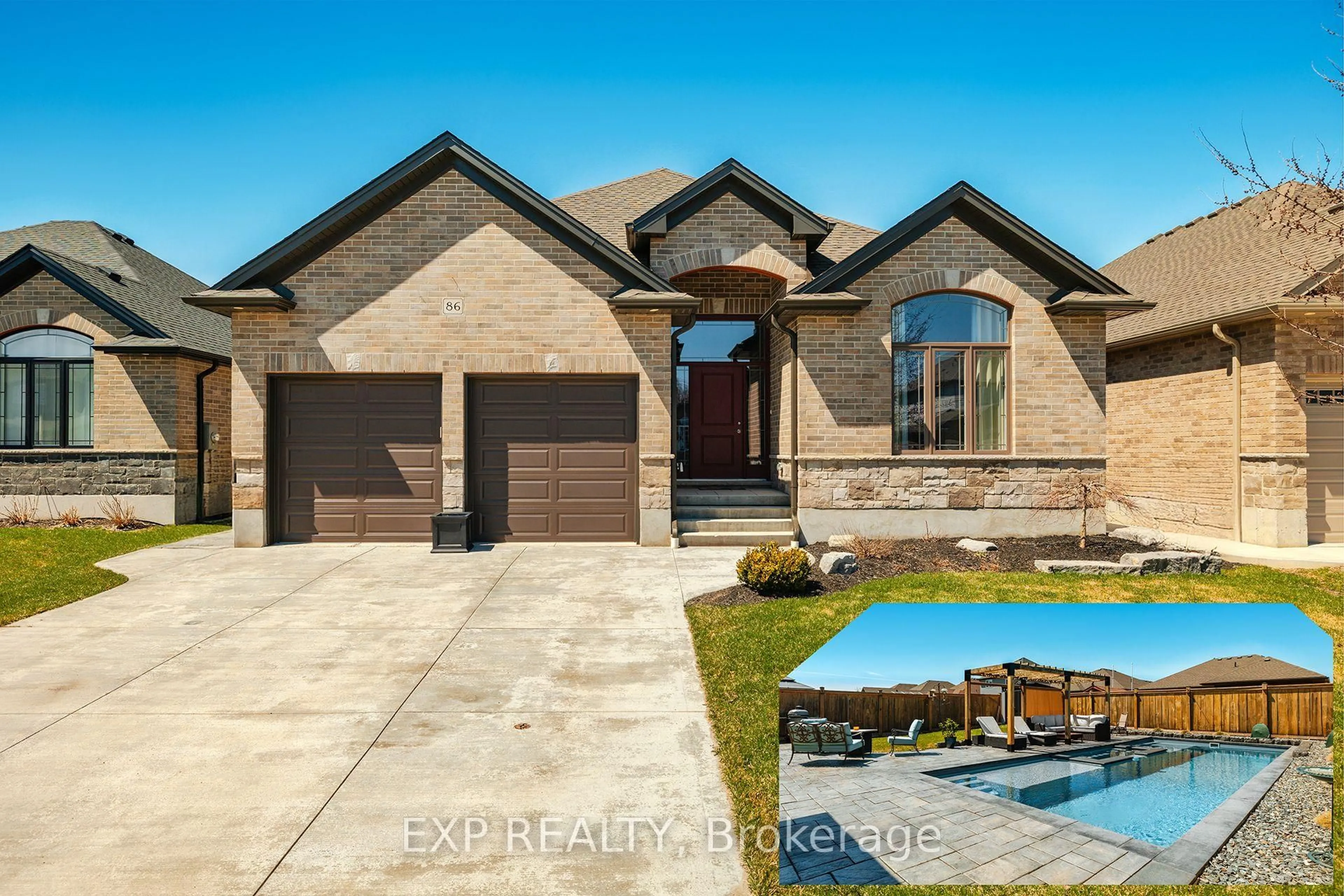 Home with brick exterior material, unknown for 86 Forbes Cres, North Perth Ontario N4W 0B8
