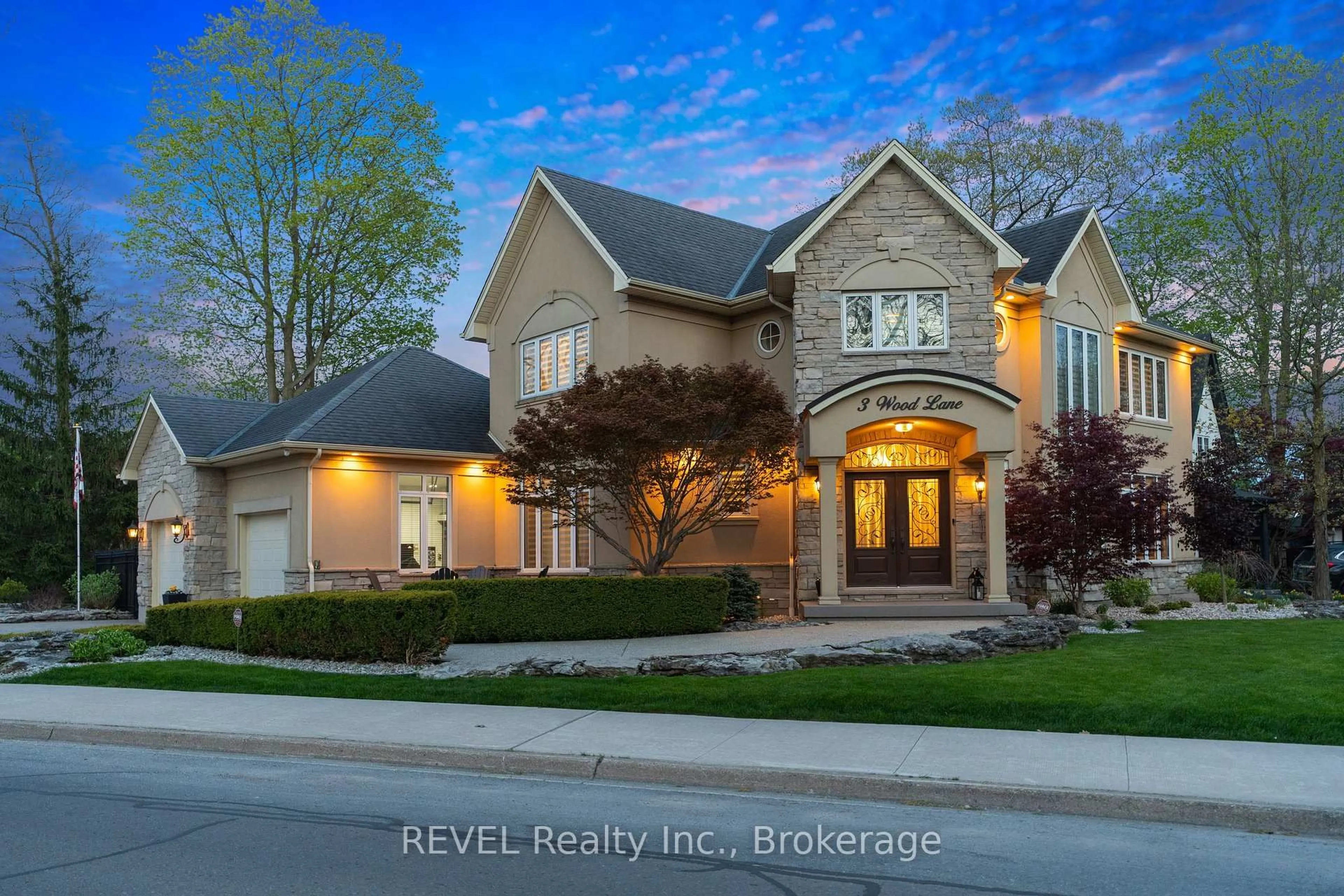 Home with brick exterior material, street for 3 Wood Lane, Port Colborne Ontario L3K 6B8