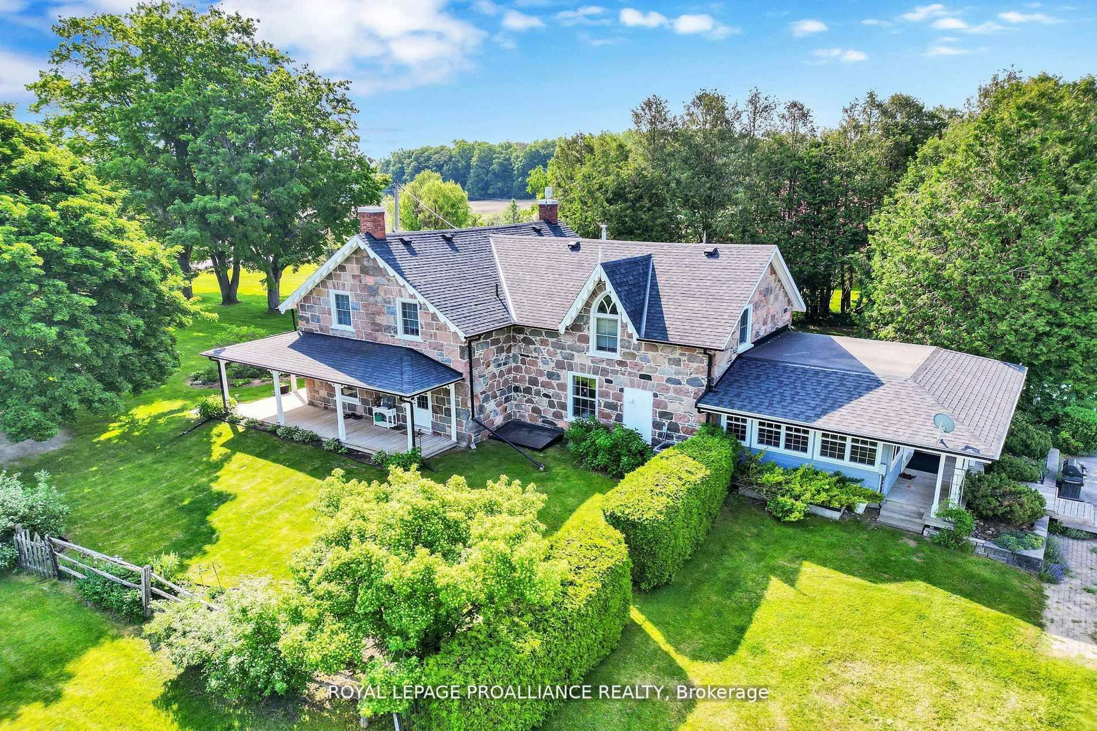 A pic from outside/outdoor area/front of a property/back of a property/a pic from drone, unknown for 1338 McDonald Rd, Alnwick/Haldimand Ontario K0K 2X0