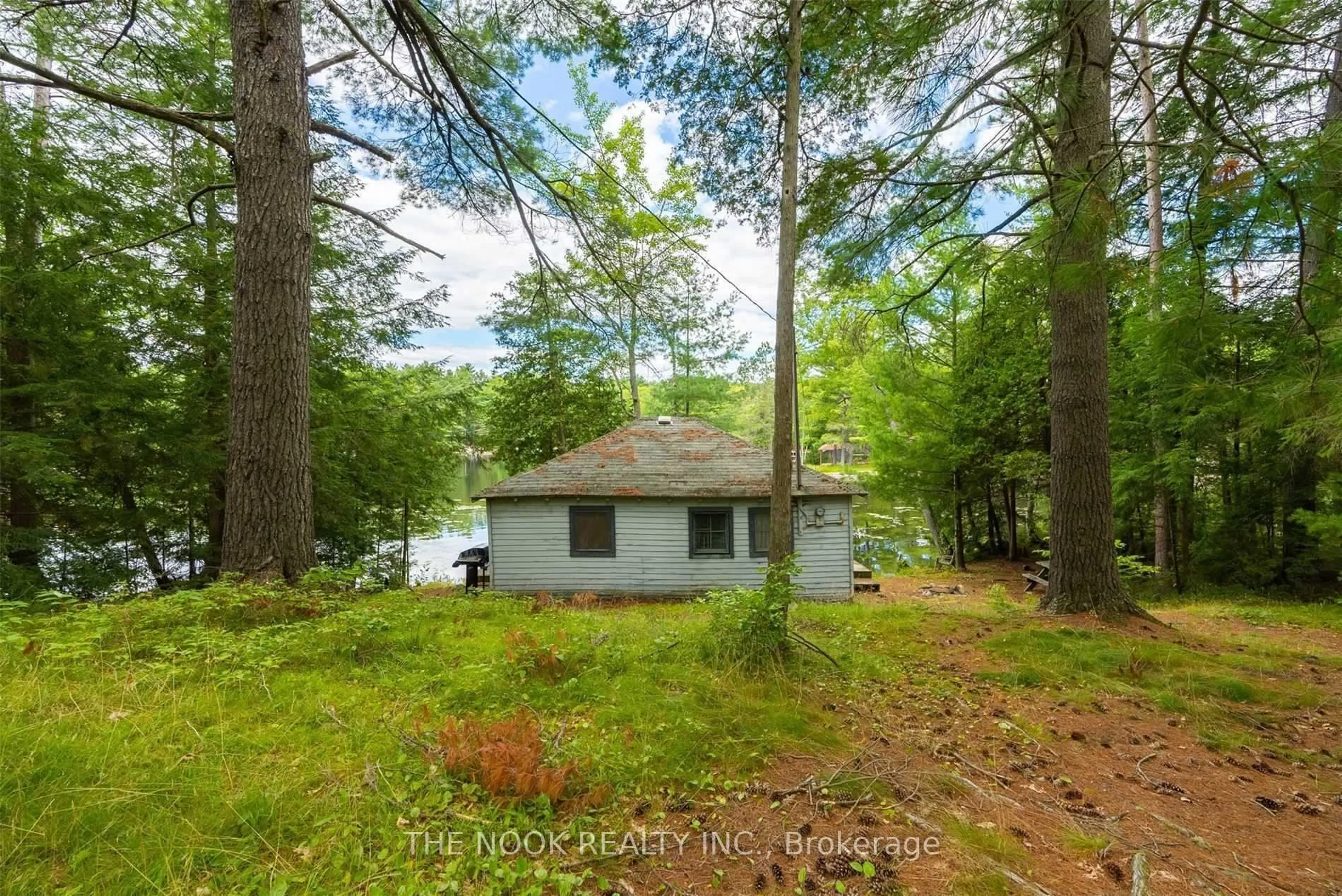 A pic from outside/outdoor area/front of a property/back of a property/a pic from drone, forest/trees view for 1140 Pine Path N/A, Clarendon Station Ontario K0H 1J0