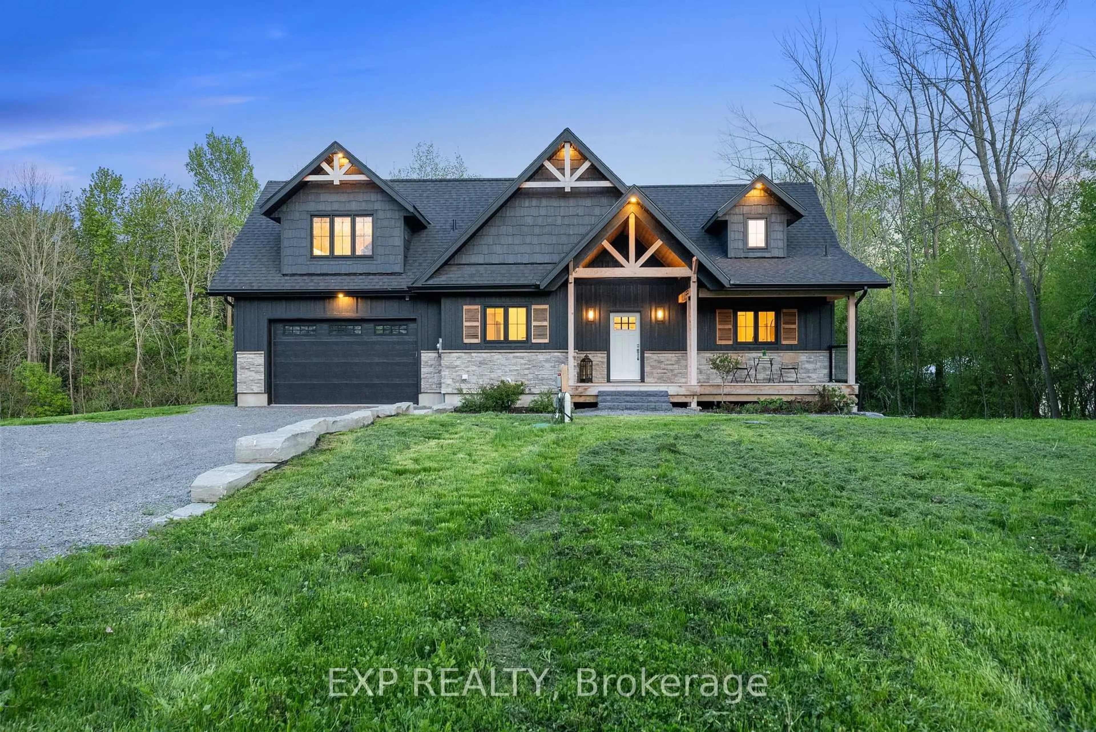 Home with brick exterior material, street for 1499 Lakeside Dr, Prince Edward County Ontario K0K 1T0