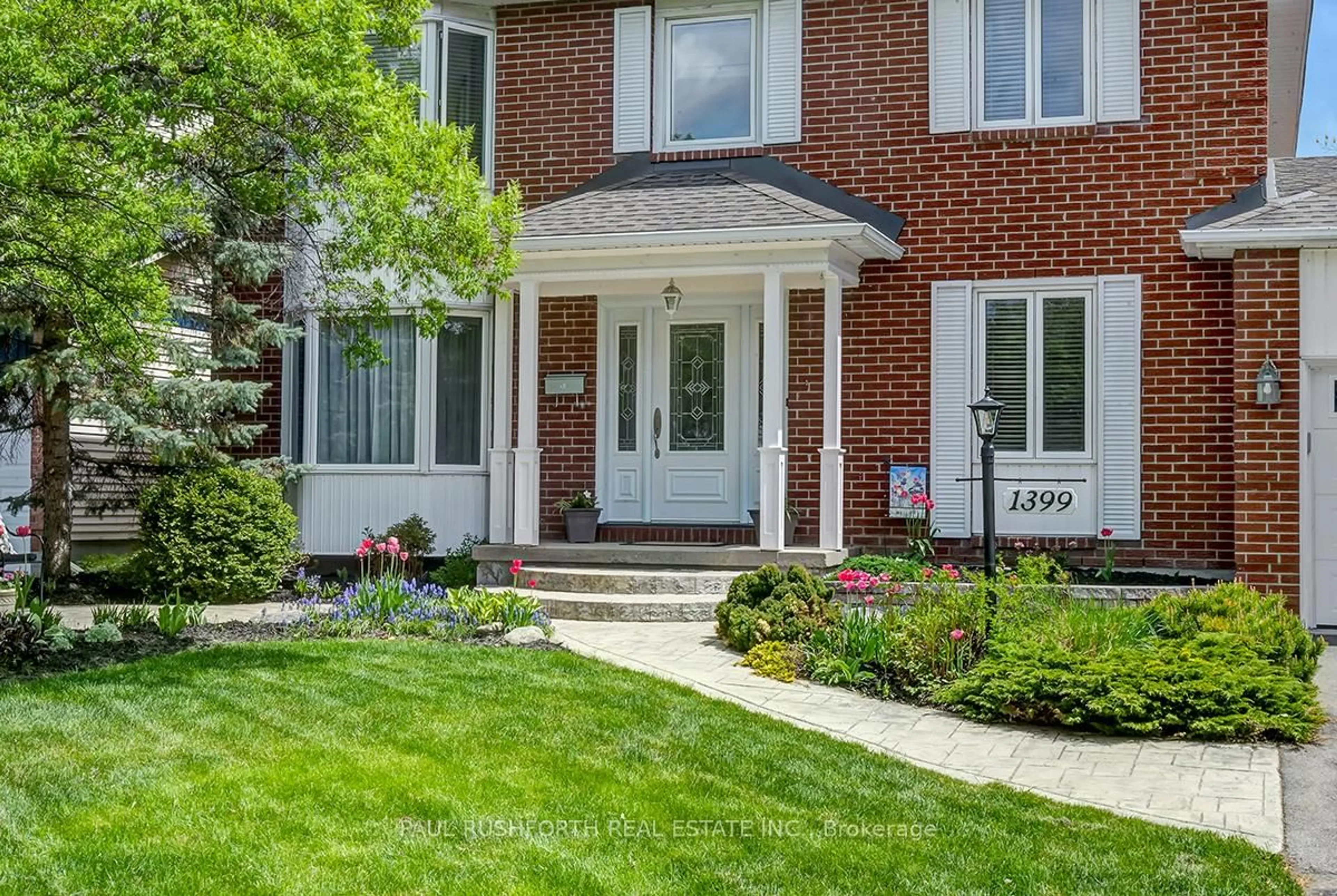 Home with brick exterior material, street for 1399 Hayes St, Orleans Ontario K1E 3M3