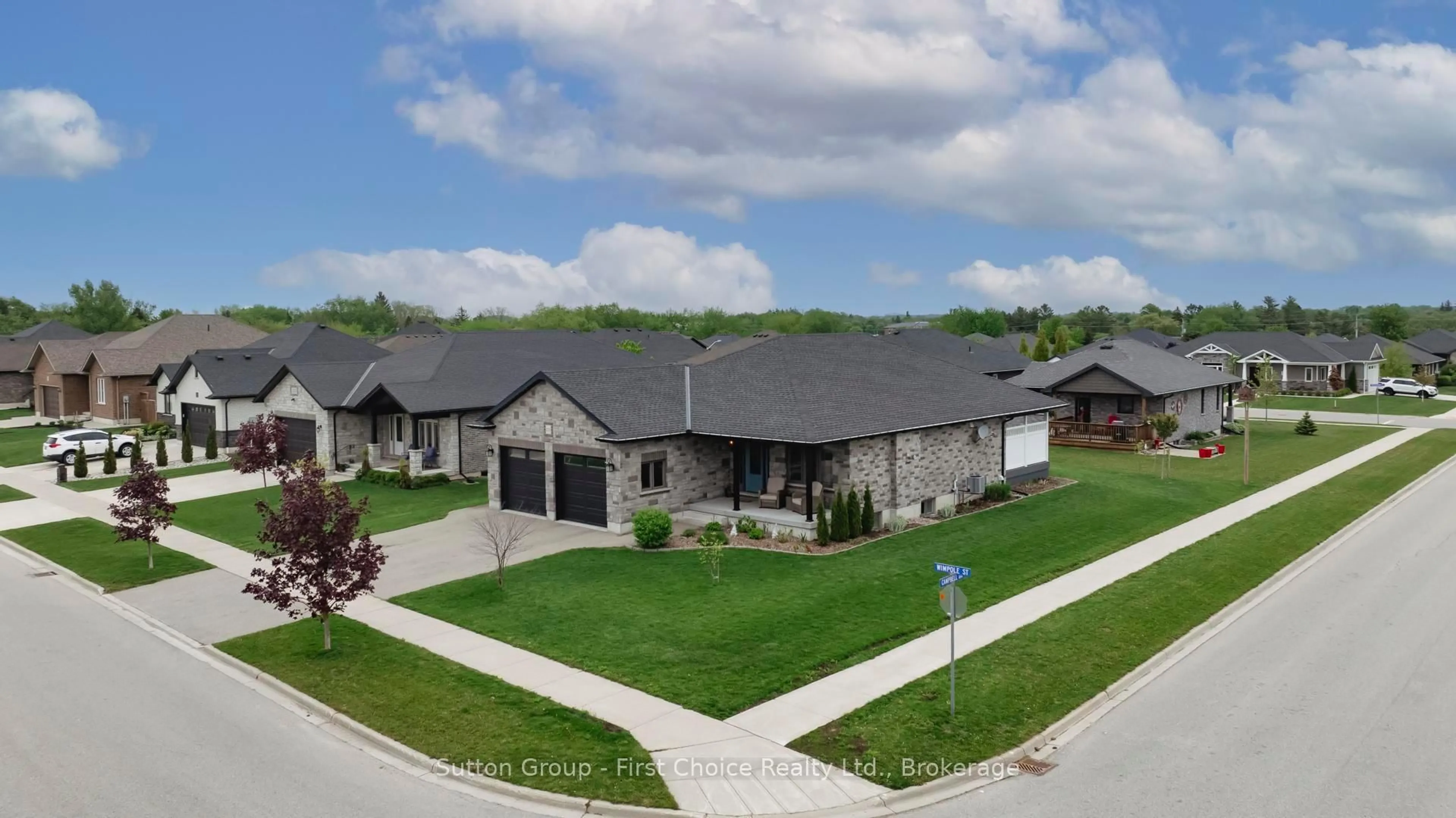 A pic from outside/outdoor area/front of a property/back of a property/a pic from drone, street for 219 Wimpole St, West Perth Ontario N0K 1N0