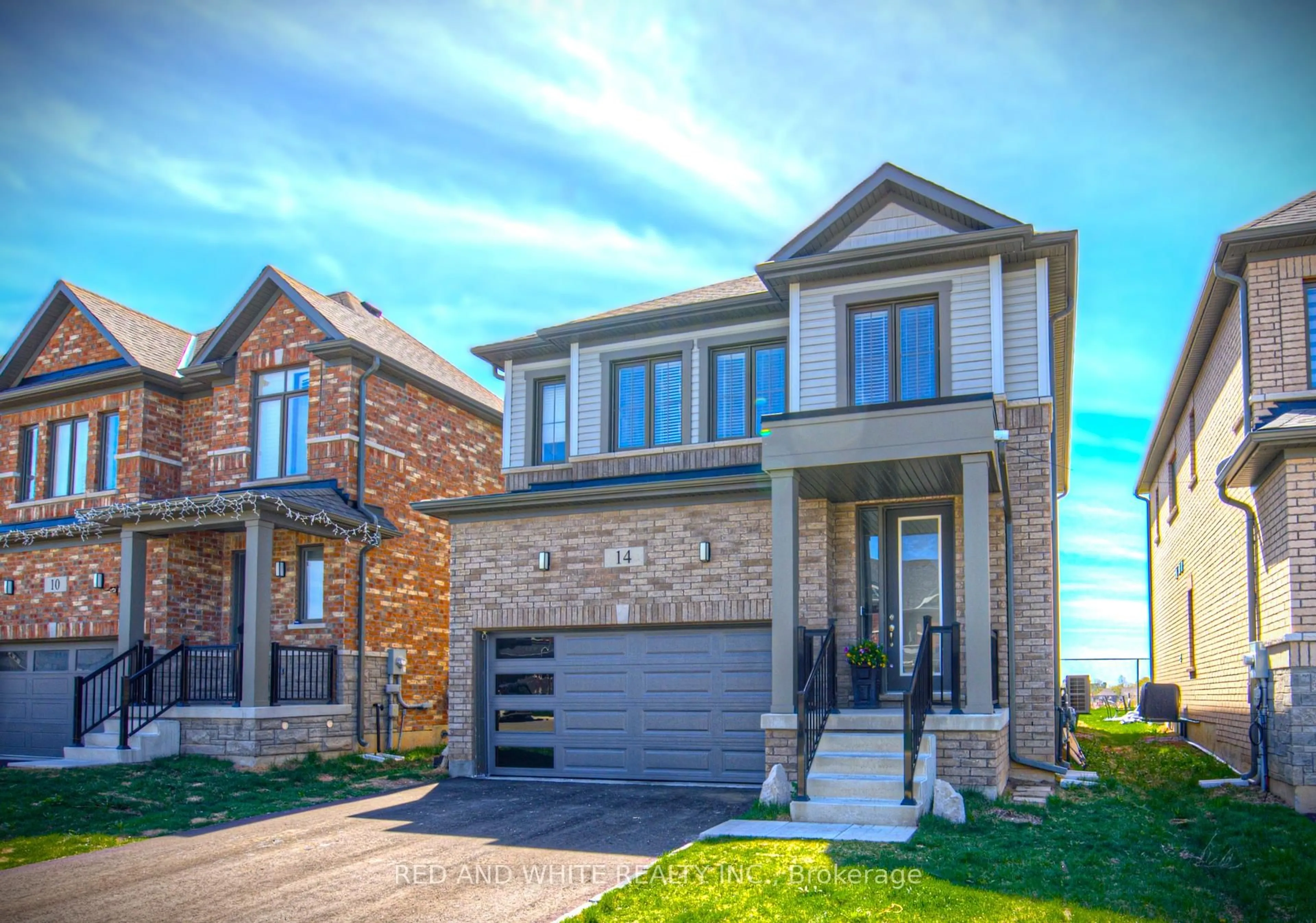 Home with brick exterior material, street for 14 Mildred Gillies St, North Dumfries Ontario N2P 2L3