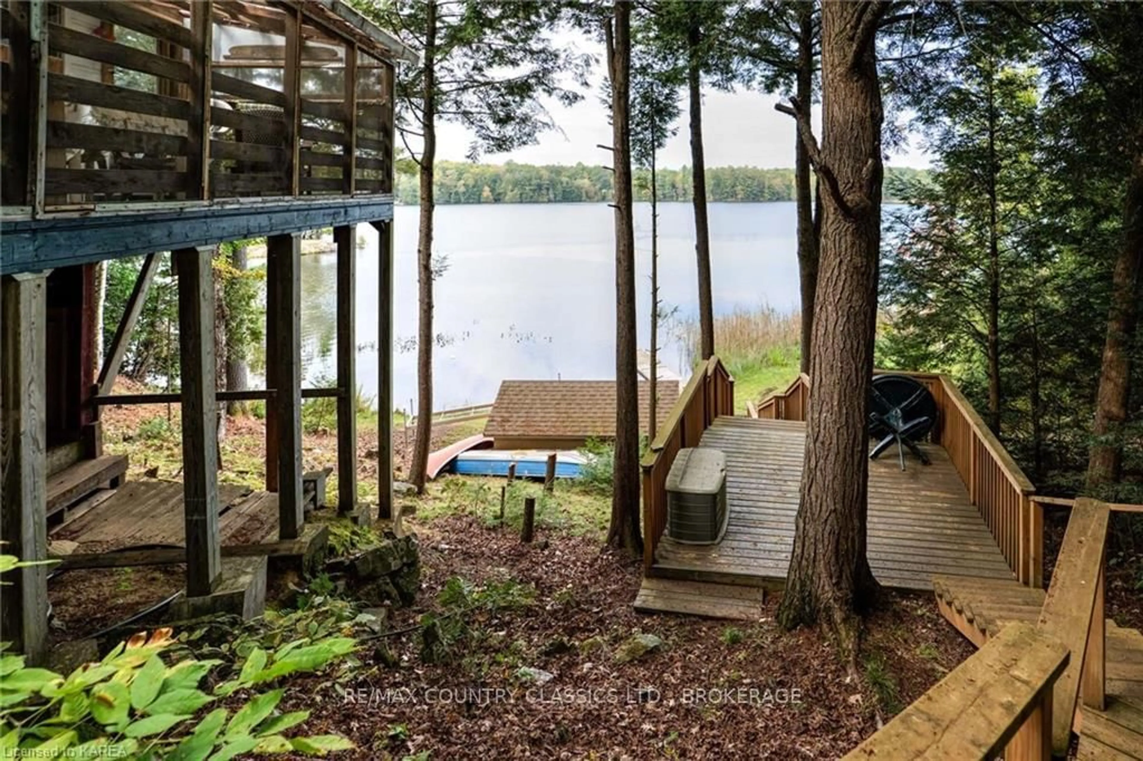 Patio, water/lake/river/ocean view for 1054 EARL BAY Lane, Arden Ontario K0H 1B0