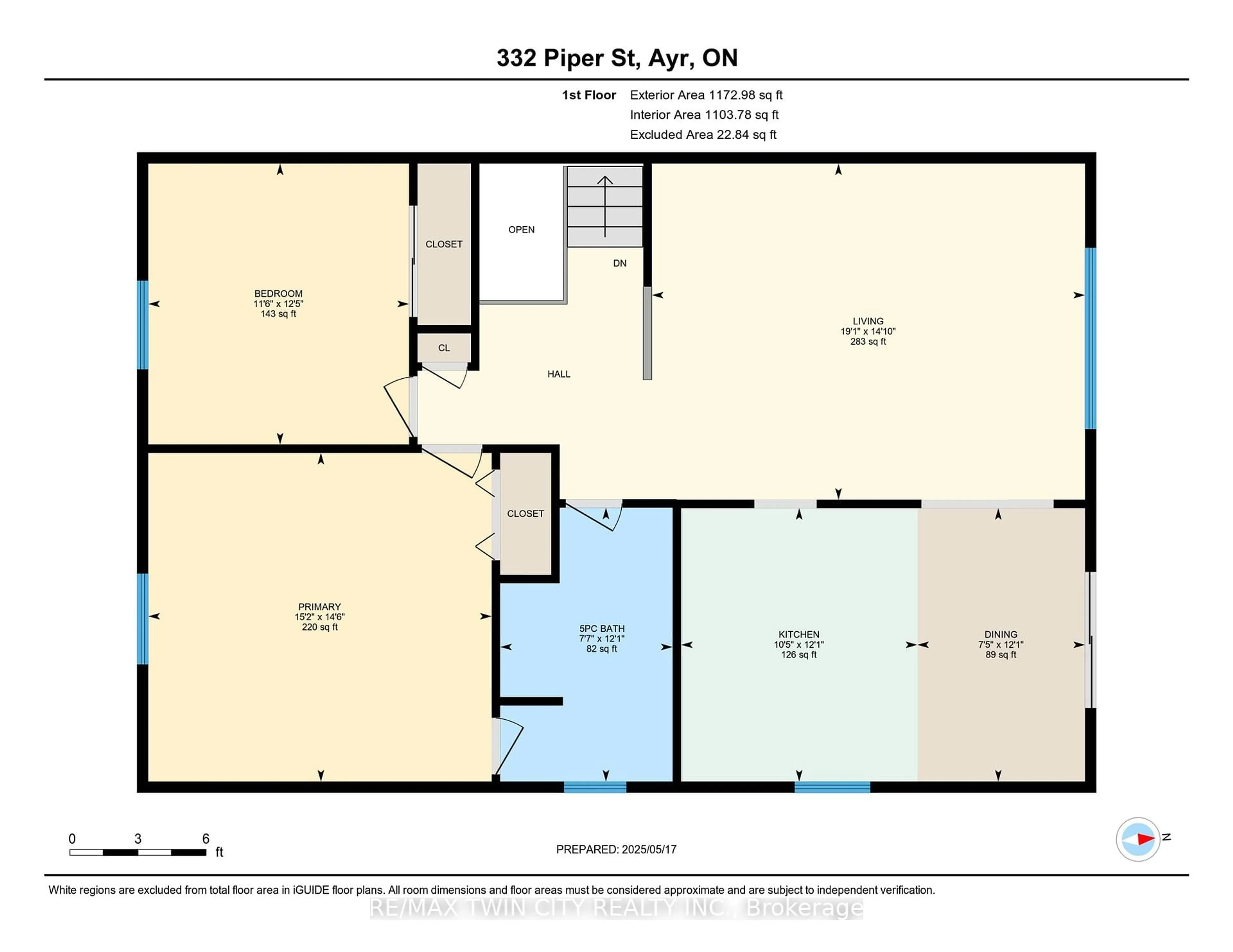 Floor plan for 332 Piper St, North Dumfries Ontario N0B 1E0