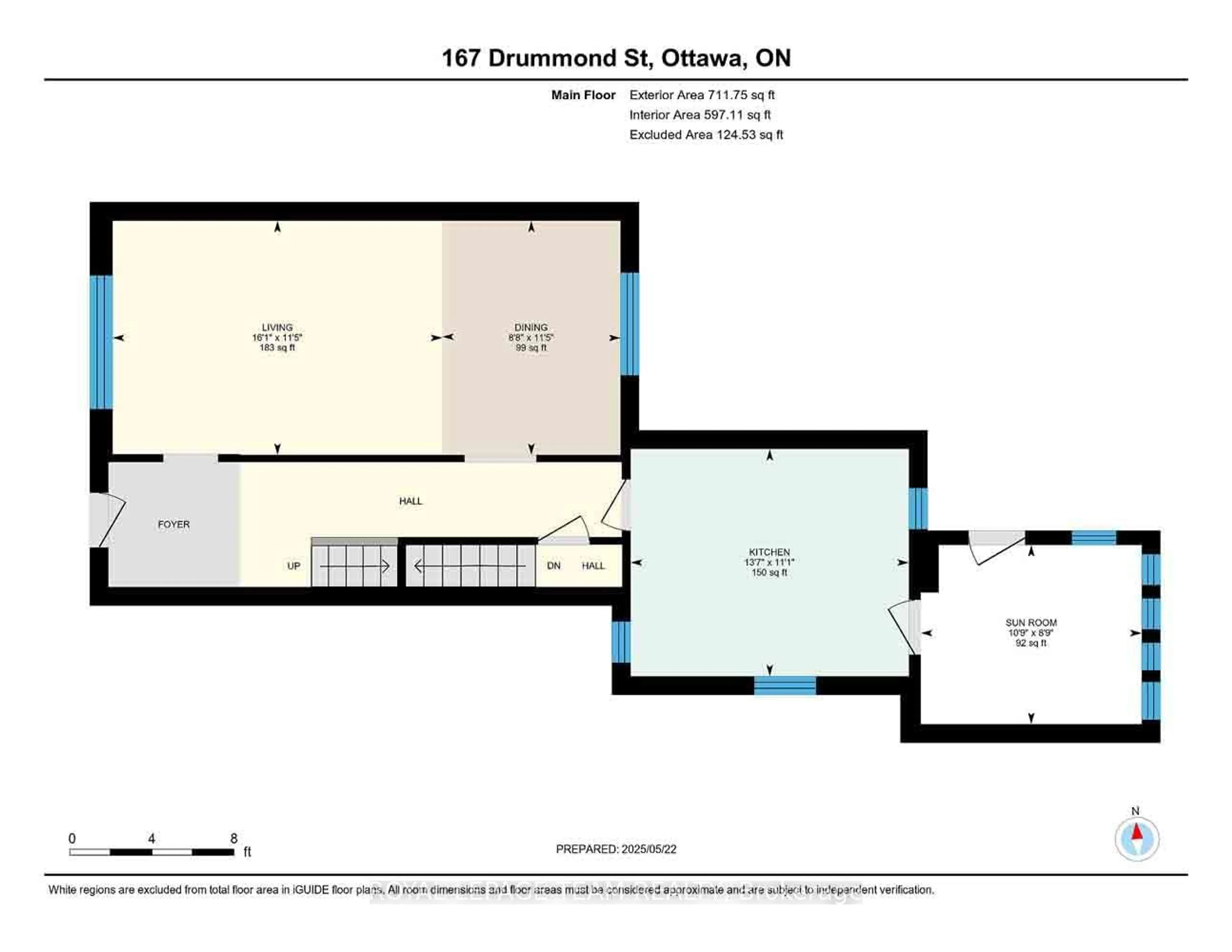 Floor plan for 167 DRUMMOND St, Ottawa Ontario K1S 1K3