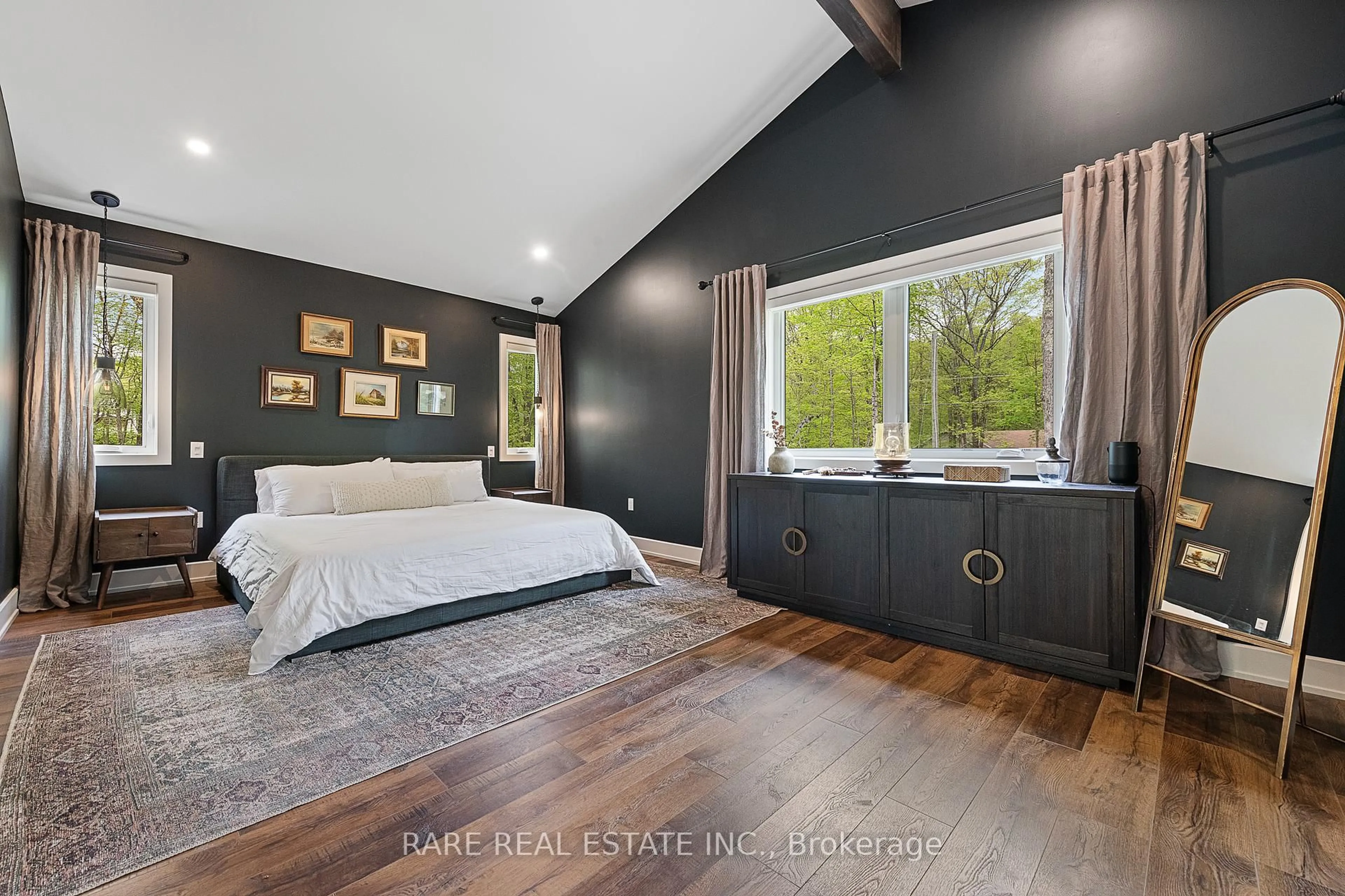 Bedroom with bed, unknown for 68 Crestview Dr, Calabogie Ontario K0J 1H0