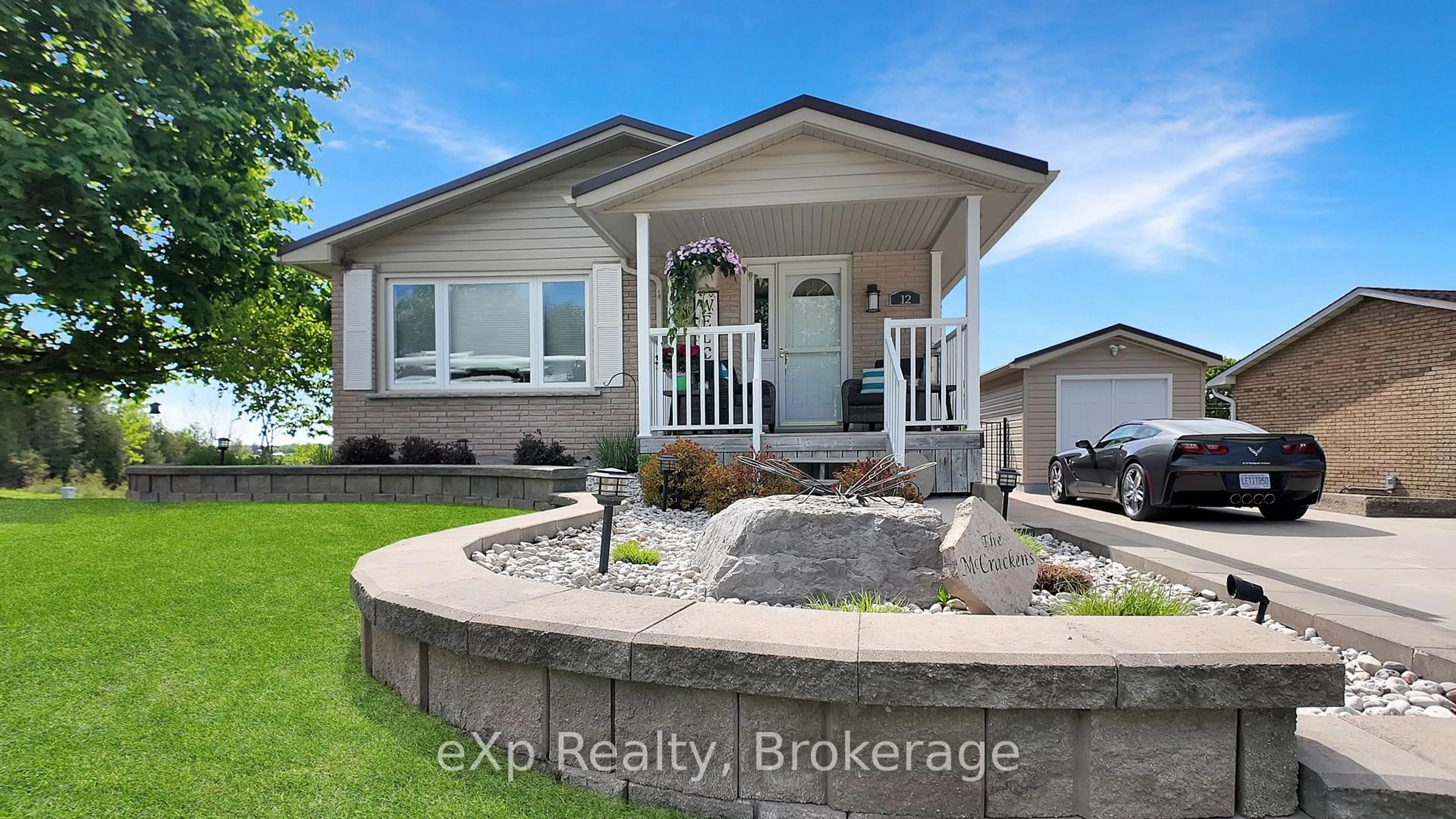Home with vinyl exterior material, street for 12 Karin Cres, Brockton Ontario N0G 2V0