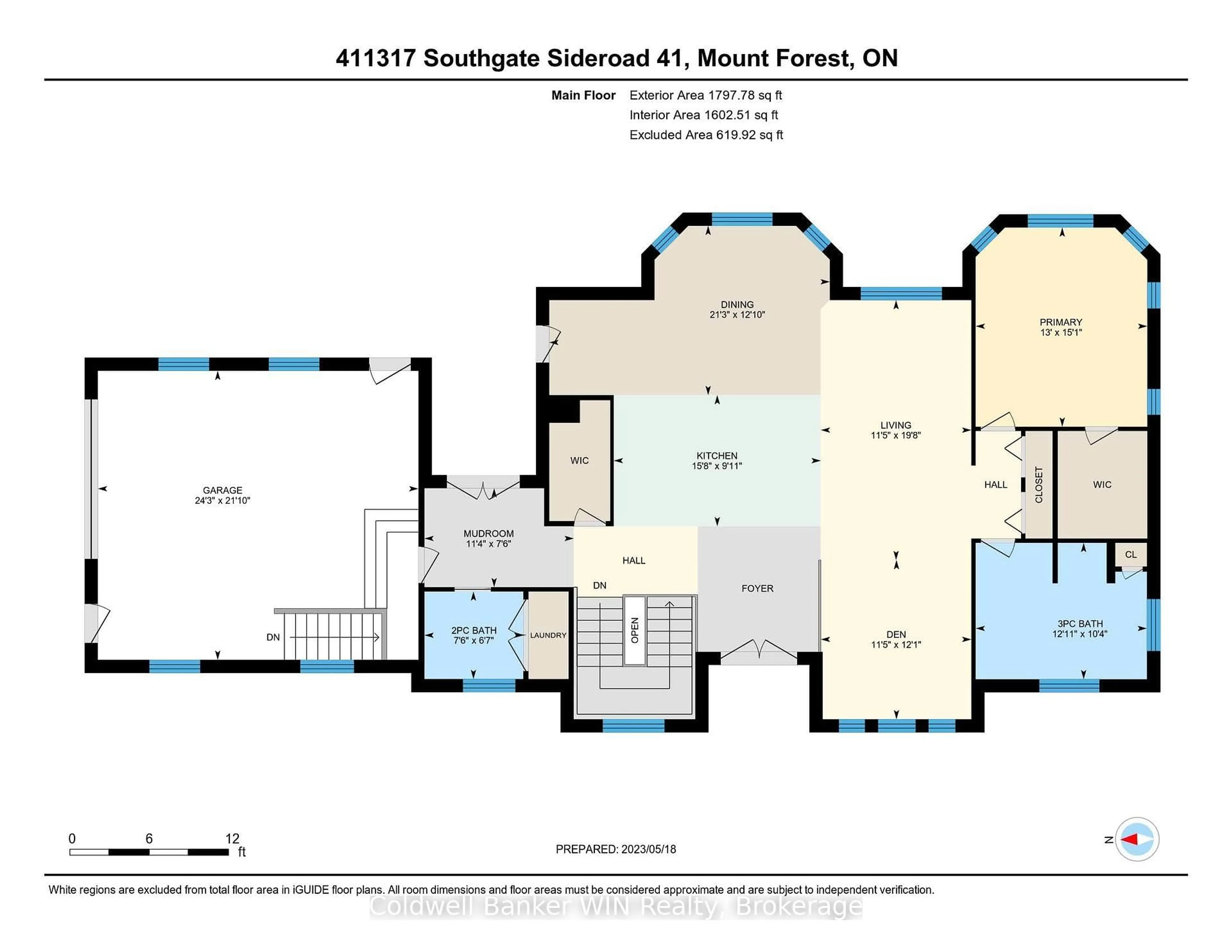 Floor plan for 411317 Southgate Siderd 41 Sdrd, Southgate Ontario N0G 2L0