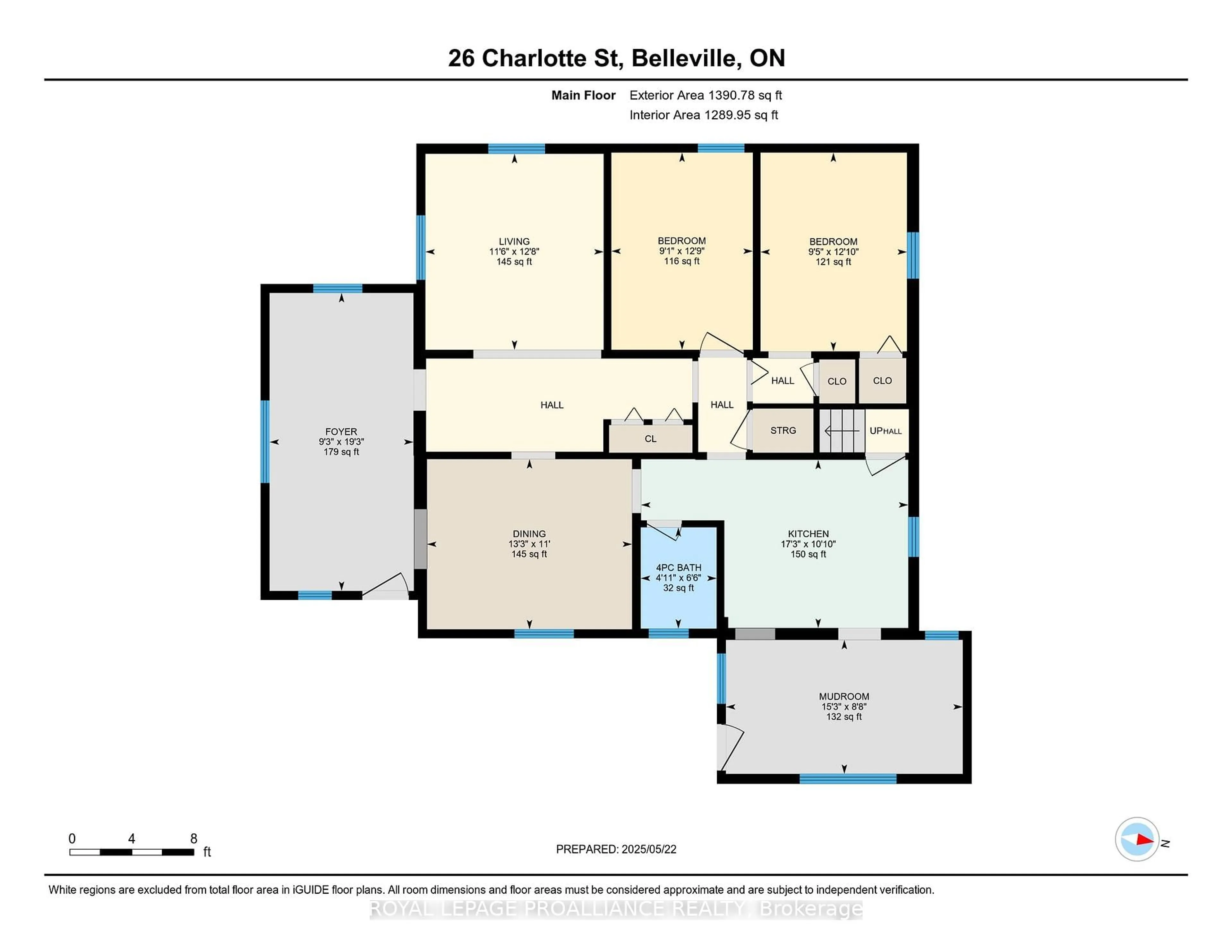 Floor plan for 26 Charlotte St, Belleville Ontario K8P 1E2