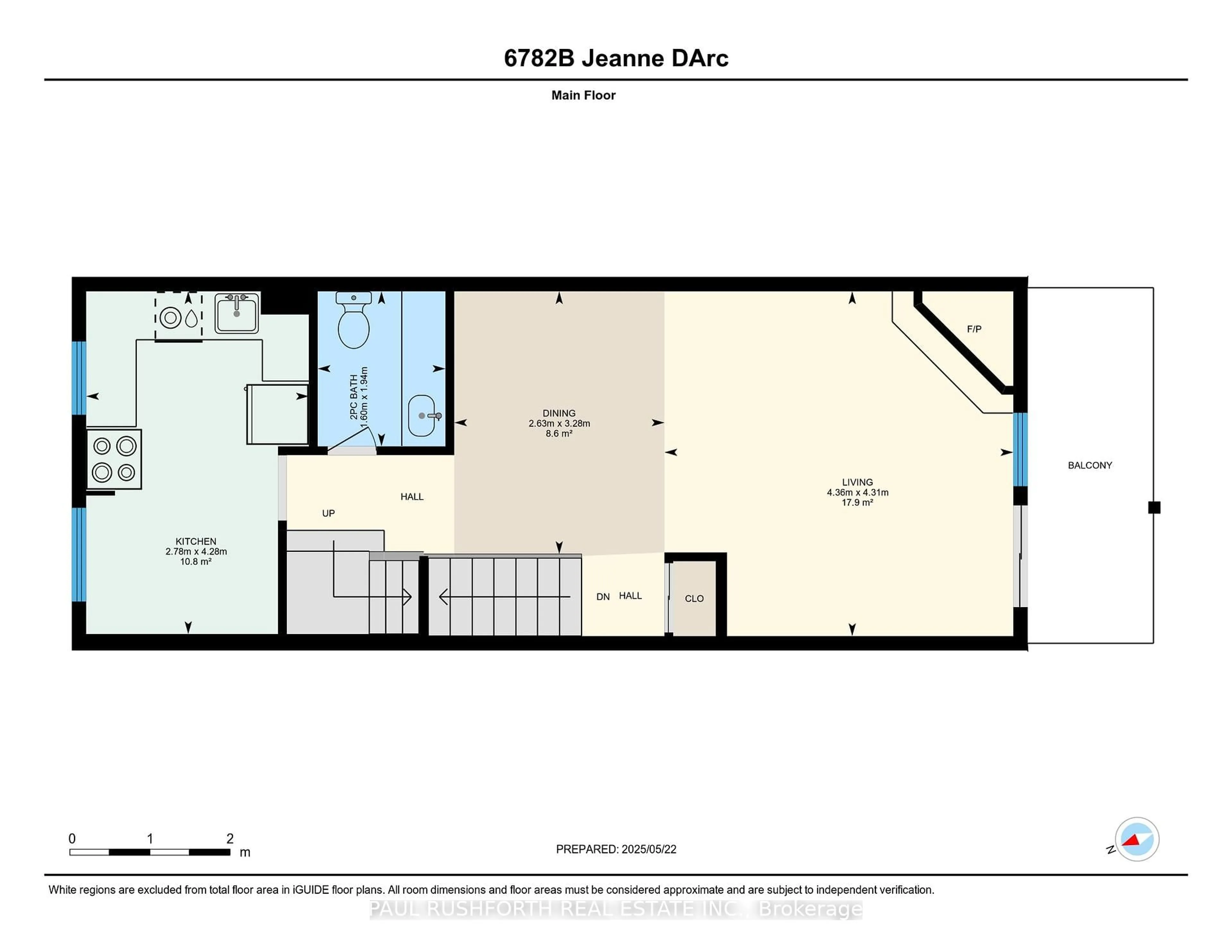 Floor plan for 6782 Jeanne Darc Blvd #B, Ottawa Ontario K1C 6E9