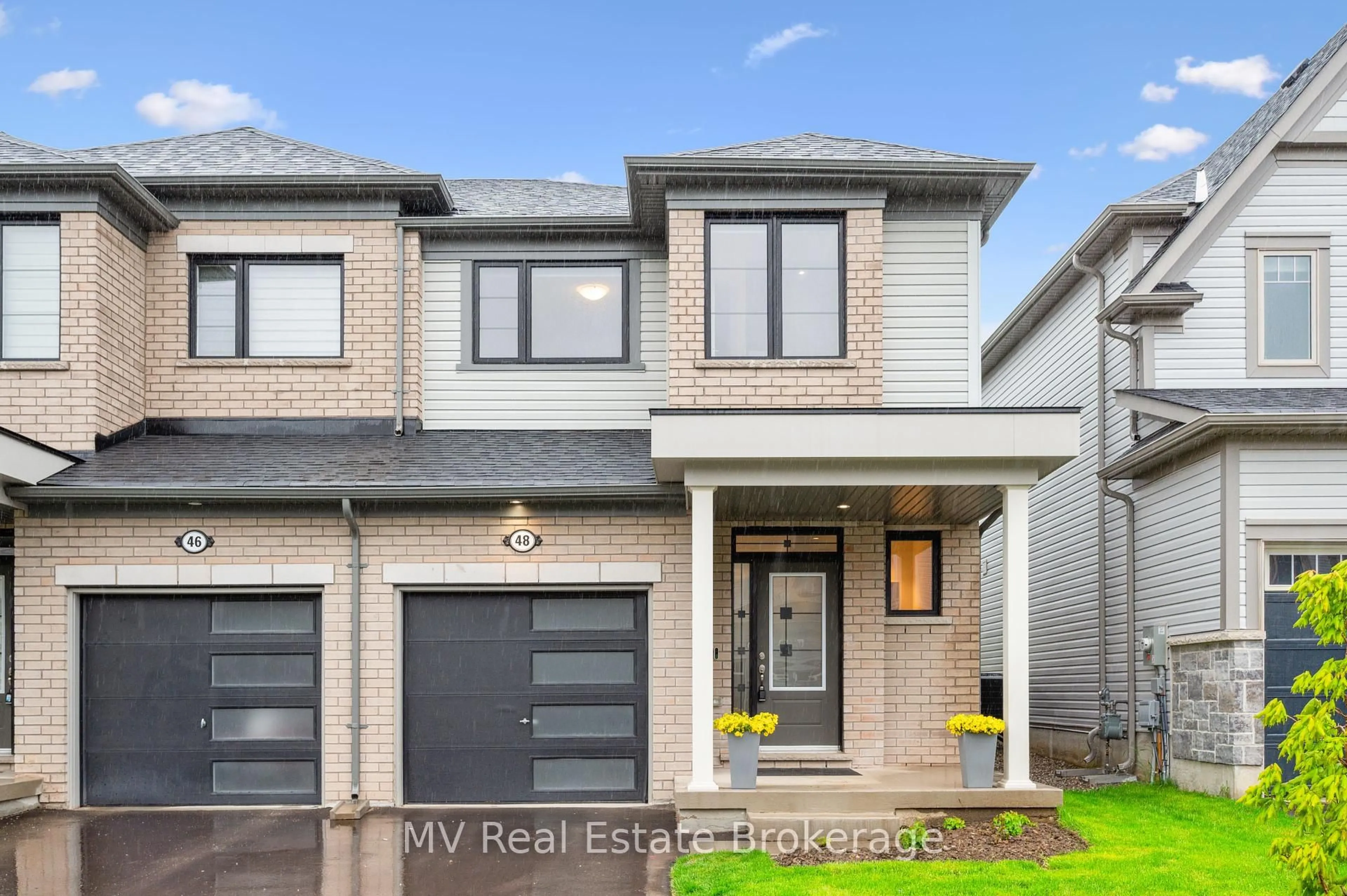 Home with brick exterior material, street for 48 Povey Rd, Centre Wellington Ontario N1M 0J5