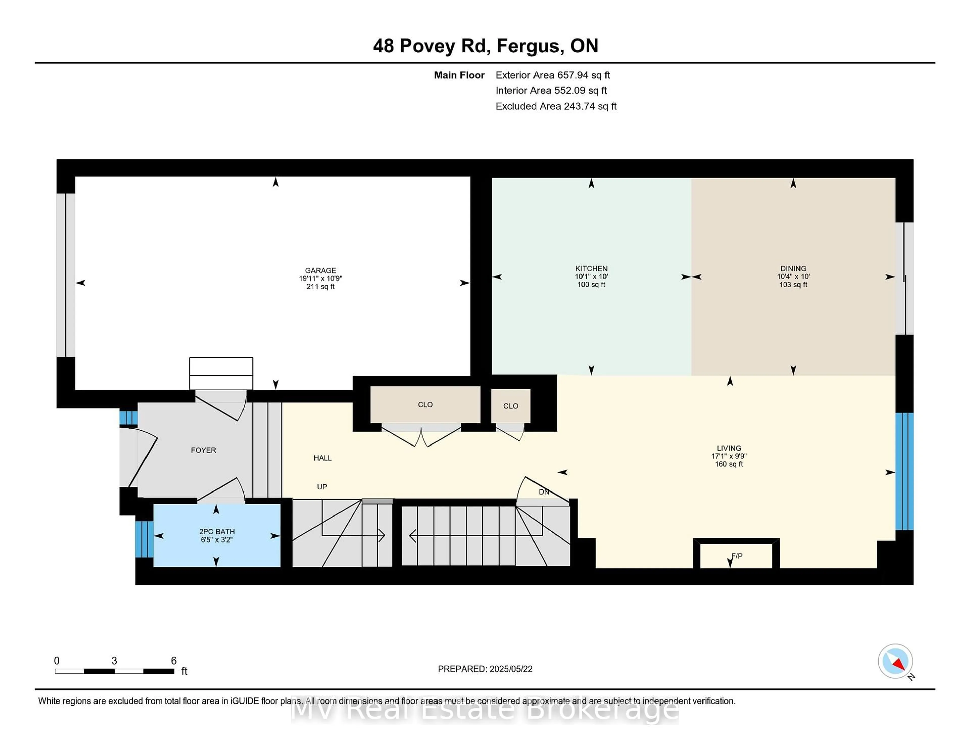 Floor plan for 48 Povey Rd, Centre Wellington Ontario N1M 0J5