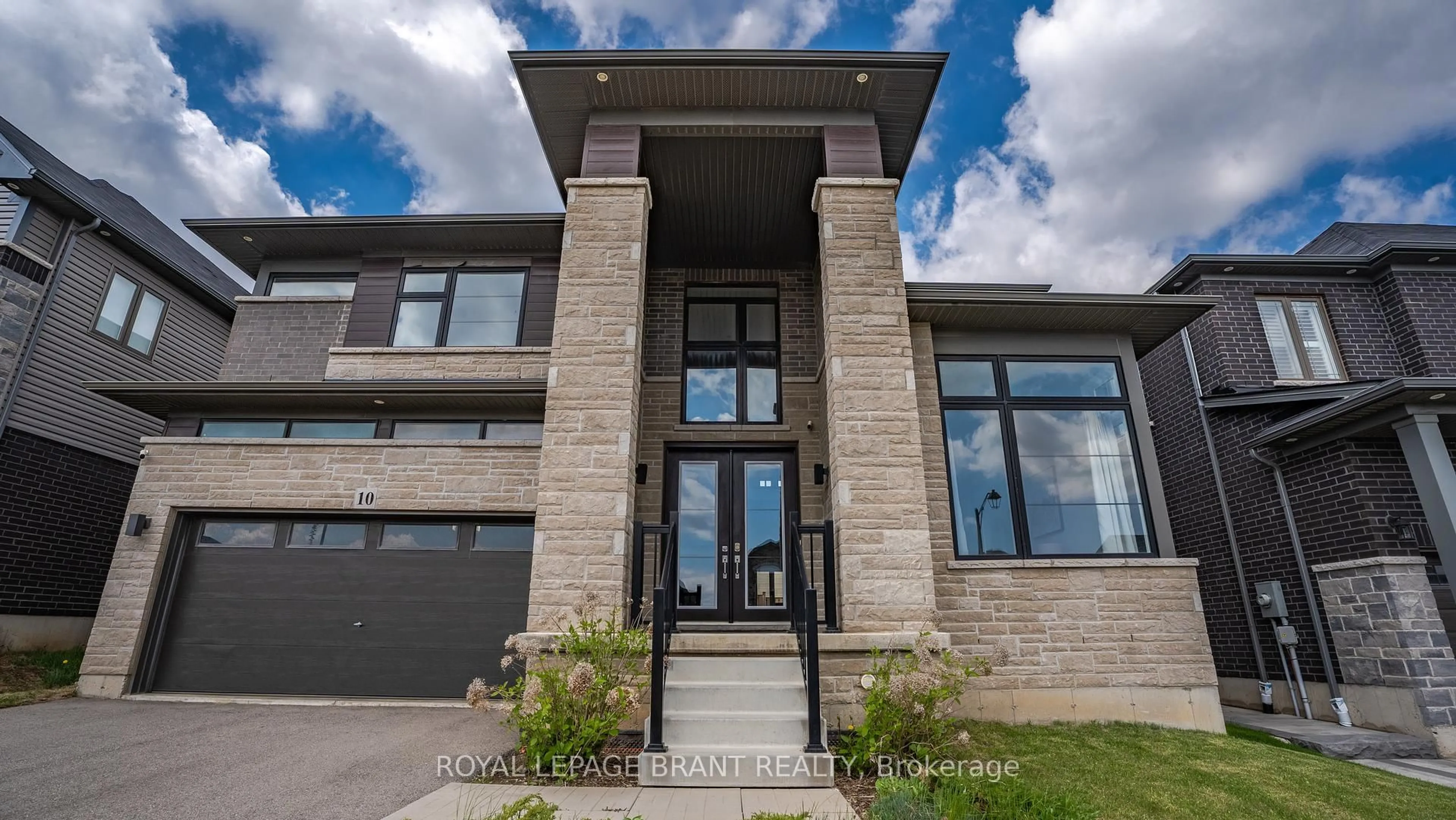 Home with brick exterior material, unknown for 10 Mcgovern Lane, Brant Ontario N3L 0K3