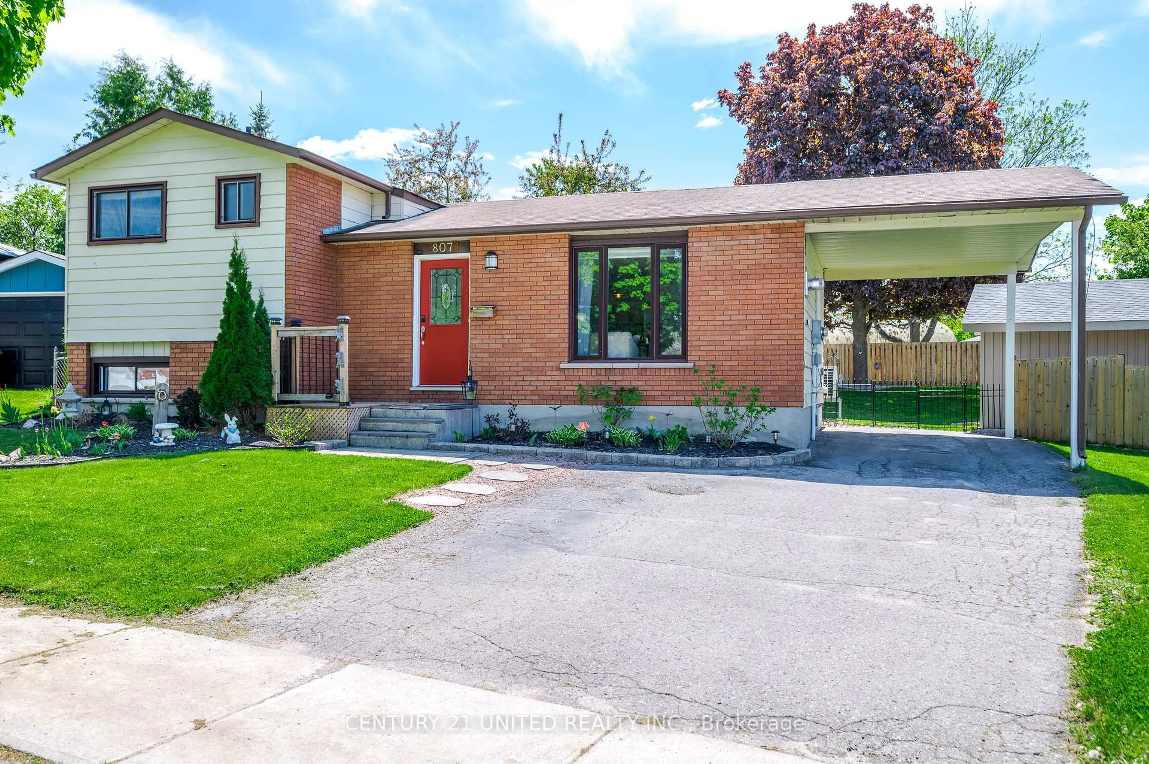 Home with brick exterior material, street for 807 Terrace Rd, Peterborough South Ontario K9J 1J4