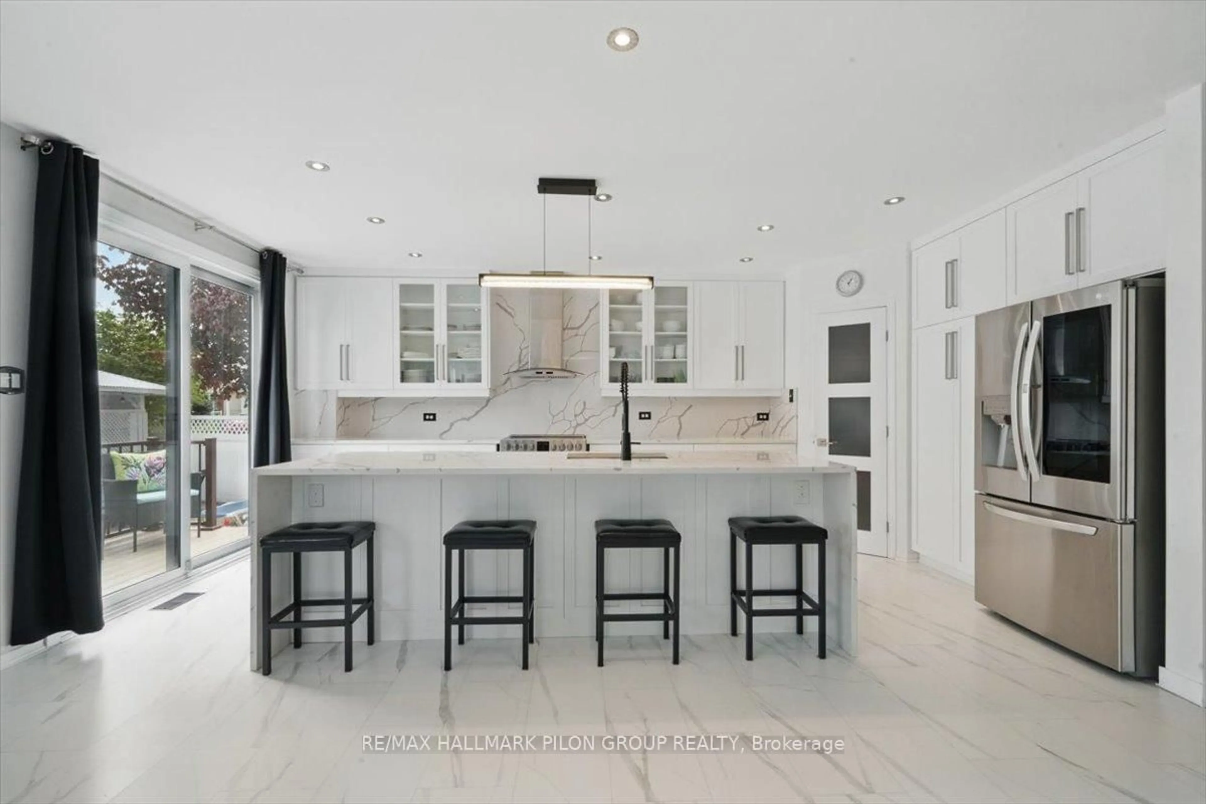 Contemporary kitchen, ceramic/tile floor for 1850 Celeste Way, Ottawa Ontario K4A 4H3