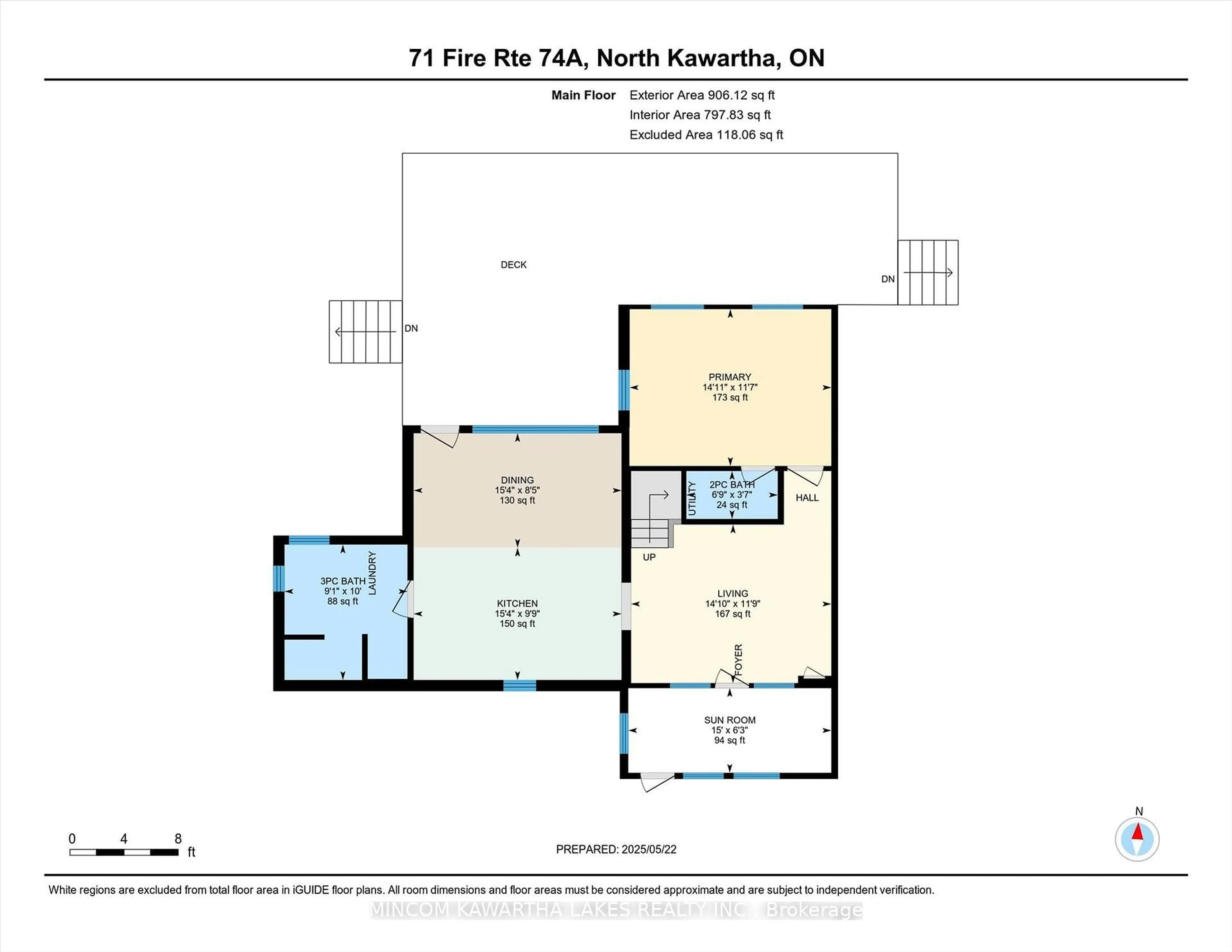 Floor plan for 71 Fr 74a, North Kawartha Ontario K0L 1A0