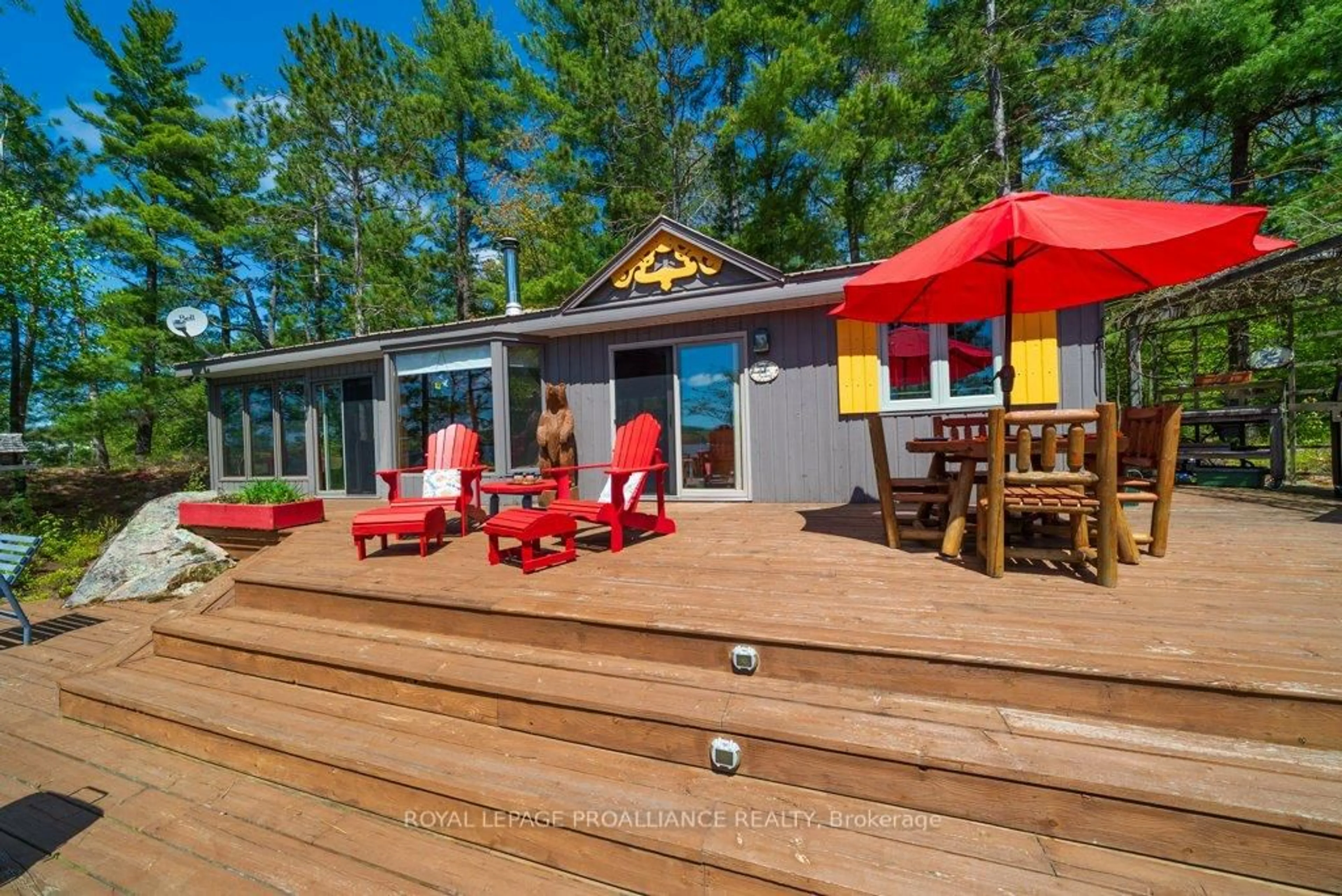 Patio, unknown for 890 Mazinaw Lake, Cloyne Ontario K0H 1K0