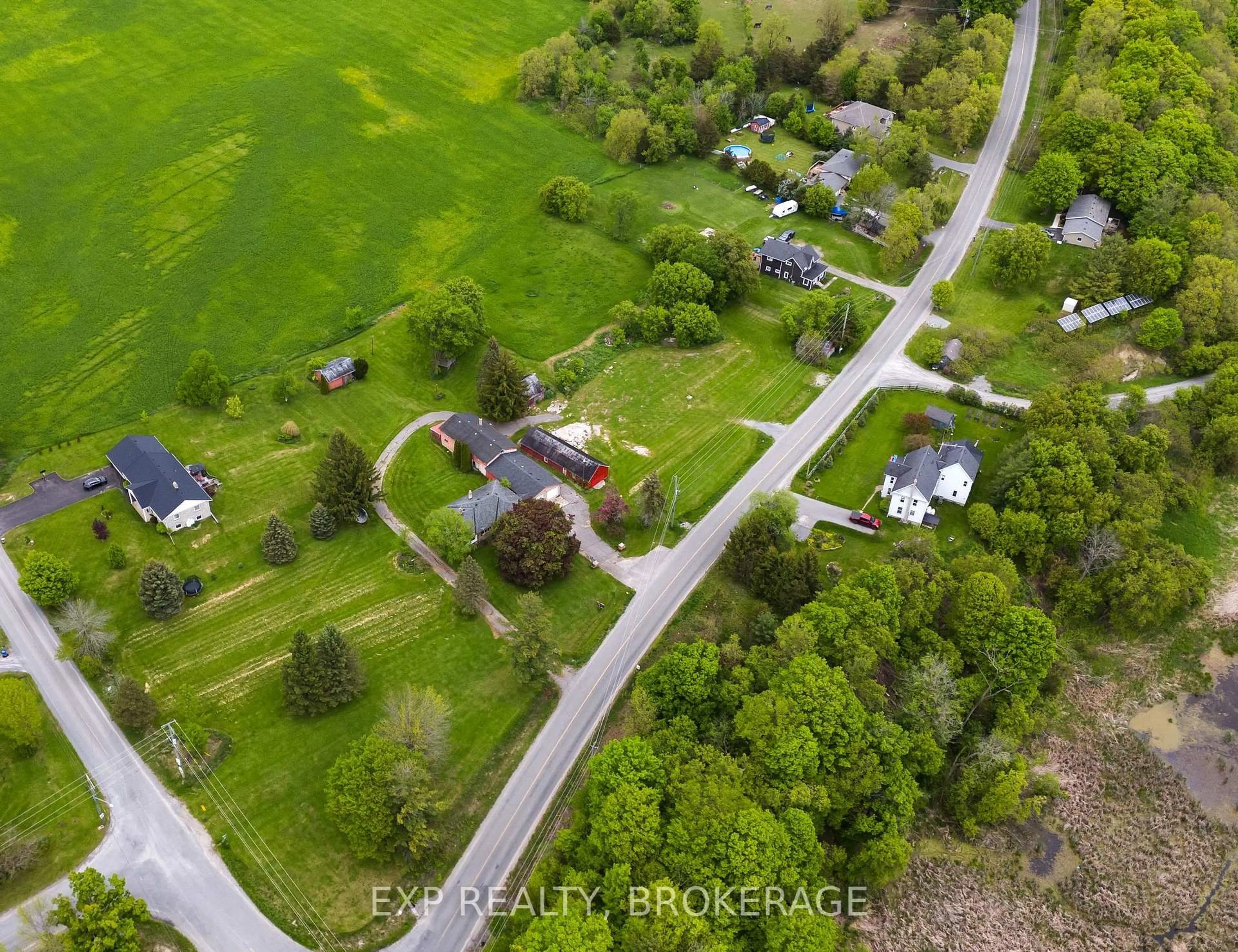 A pic from outside/outdoor area/front of a property/back of a property/a pic from drone, street for 3454 Round Lake Rd, Pembroke Ontario K8A 6W8