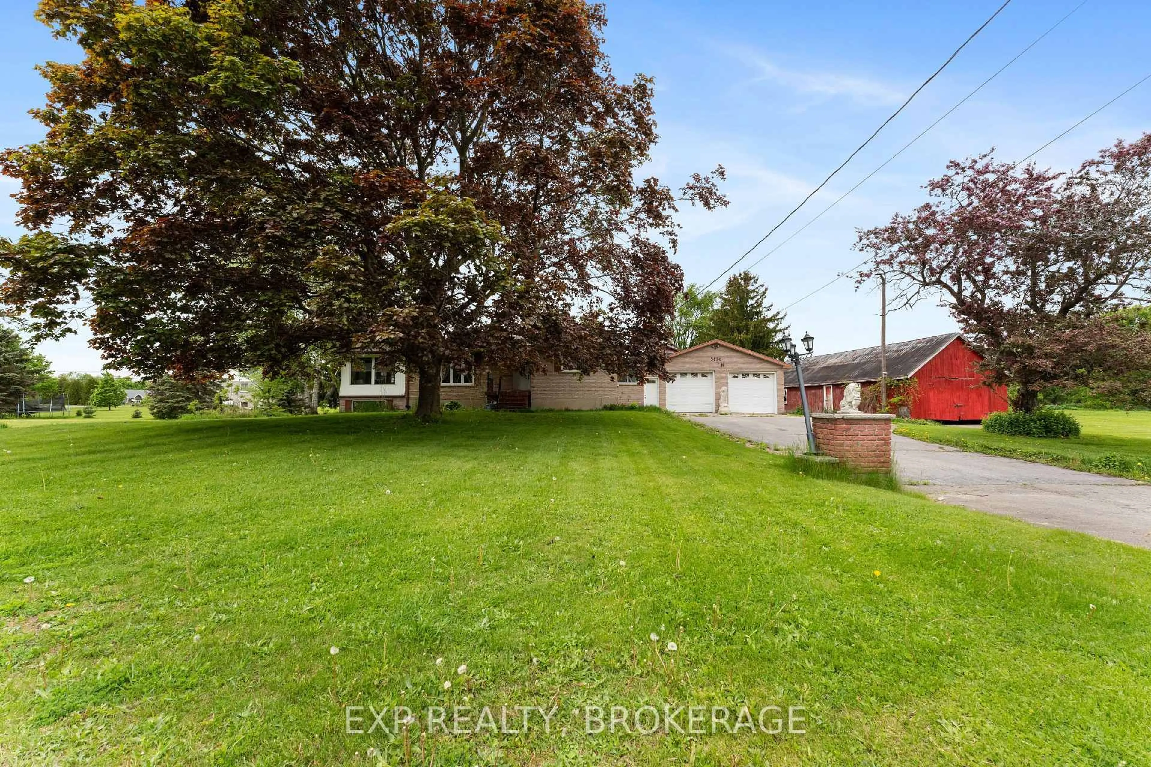 A pic from outside/outdoor area/front of a property/back of a property/a pic from drone, street for 3454 Round Lake Rd, Pembroke Ontario K8A 6W8