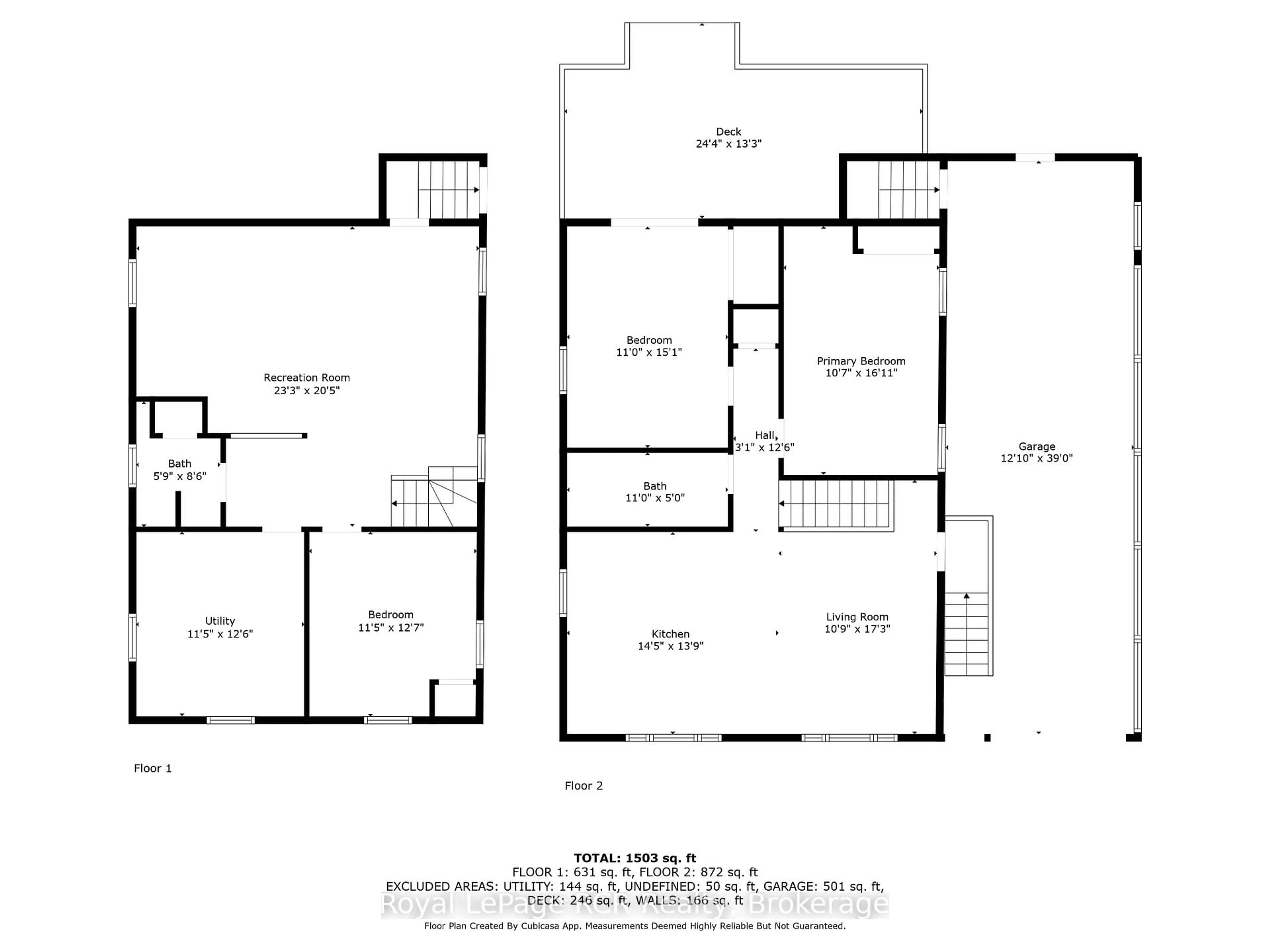 Floor plan for 760 26th St, Owen Sound Ontario N4K 4J3
