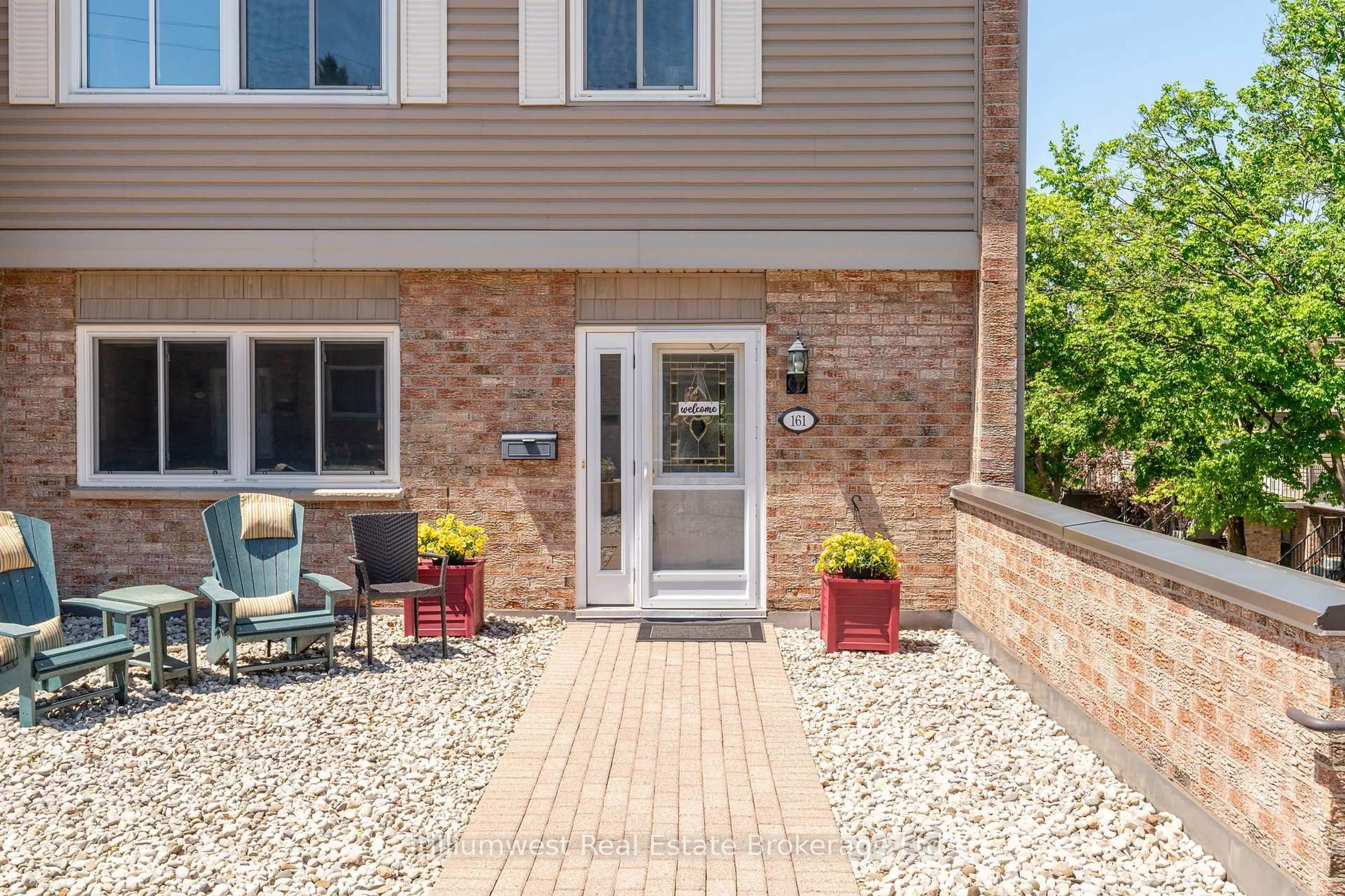 Home with brick exterior material, street for 295 Water St #161, Guelph Ontario N1G 2X5