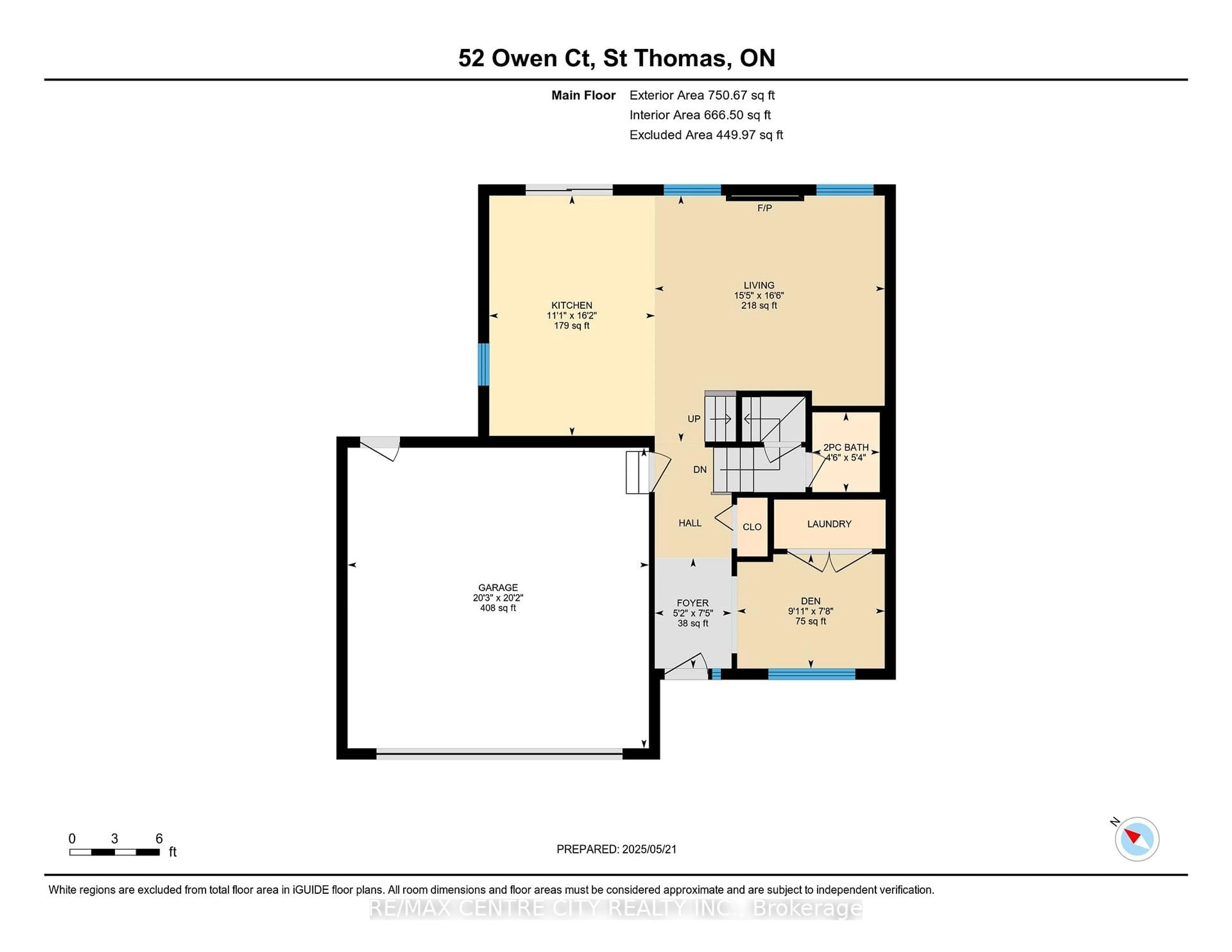 Floor plan for 52 Owen Crt, Central Elgin Ontario N5P 4N7